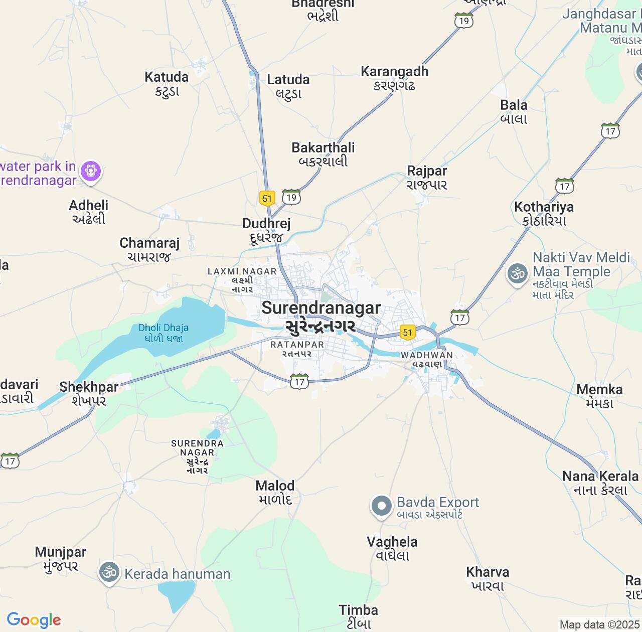 Map image for Intellectual Property Lawyers in Surendranagar and Gujarat IP firms at coordinates  ; .