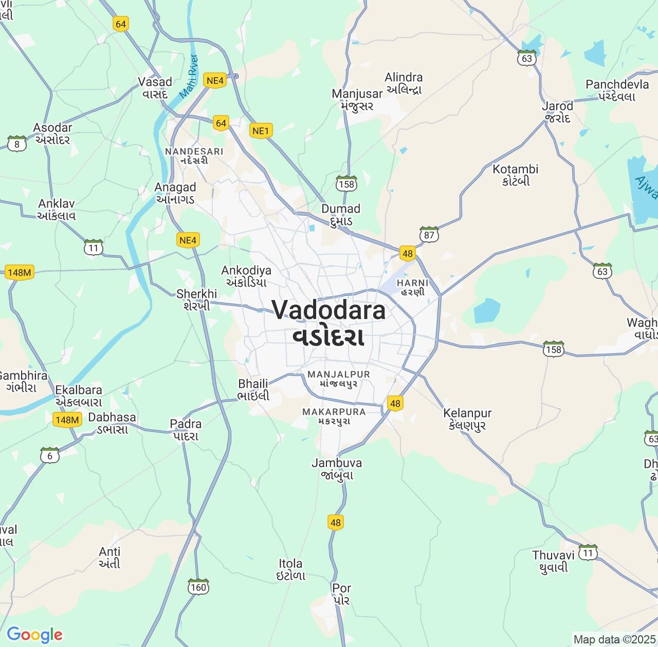 Map image for Intellectual Property Lawyers in Vadodara and Gujarat IP firms at coordinates  ; .