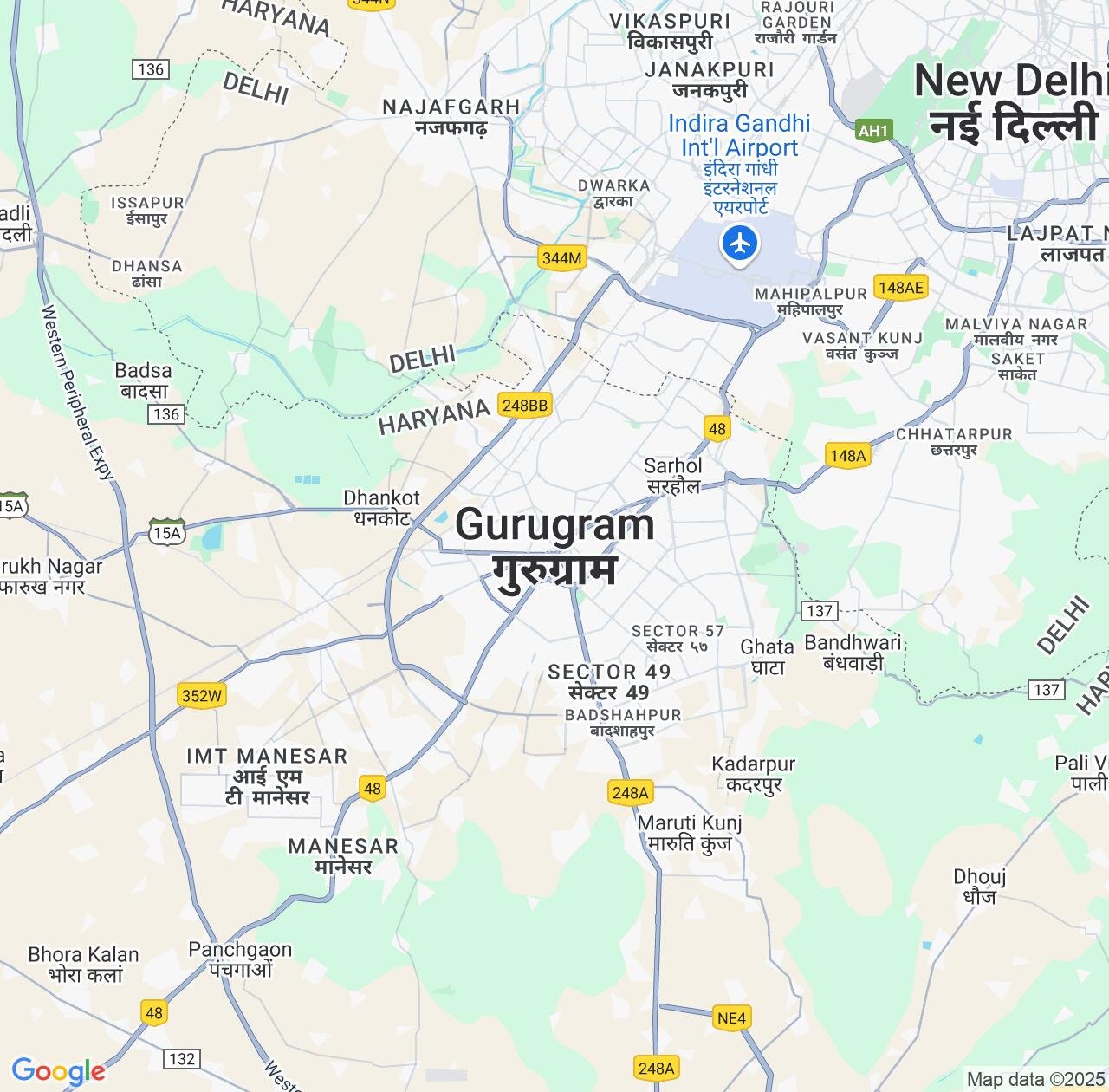 Map image for Intellectual Property Lawyers in Gurugram and Haryana IP firms at coordinates  ; .