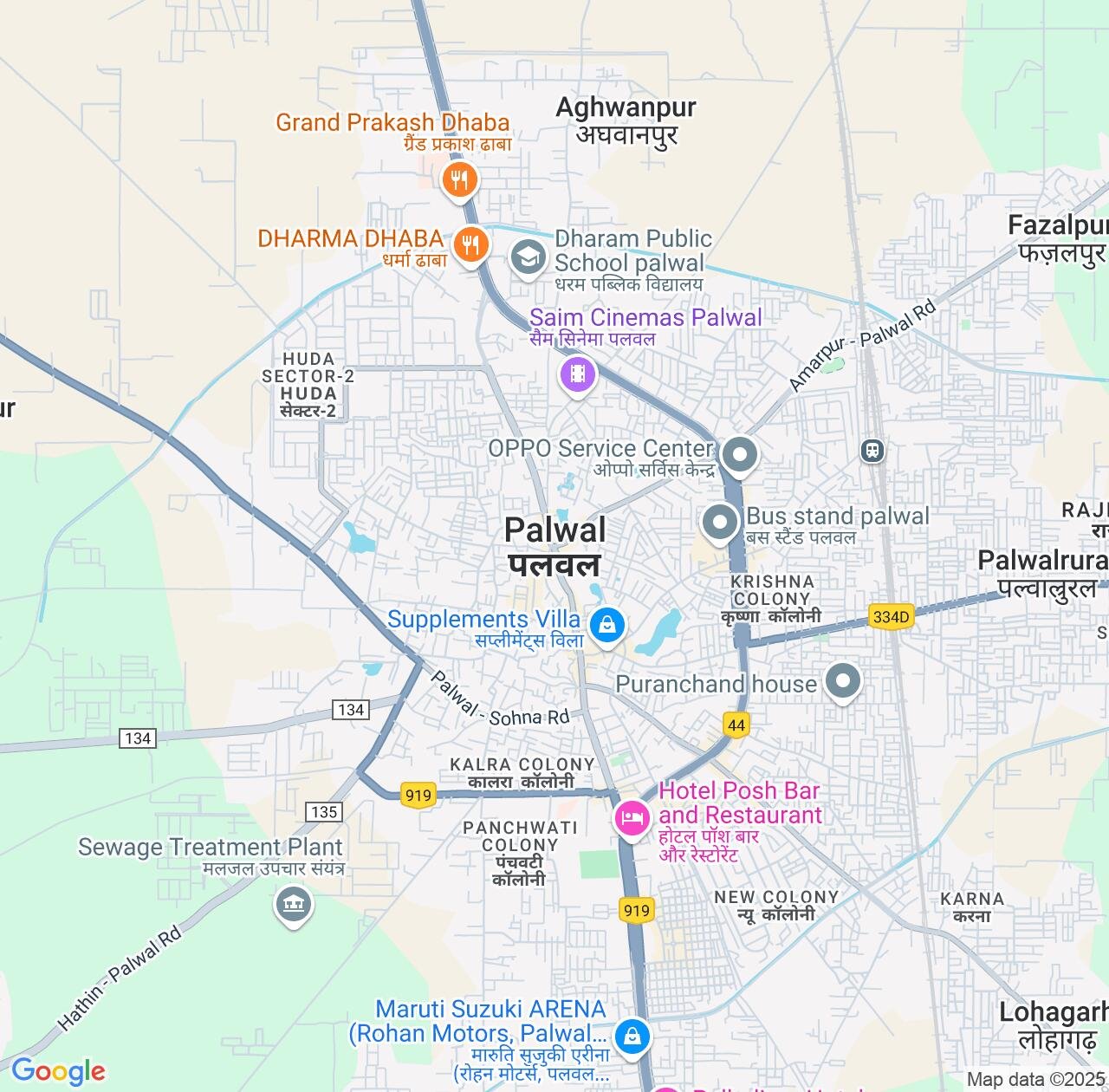 Map image for Intellectual Property Lawyers in Palwal and Haryana IP firms at coordinates  ; .