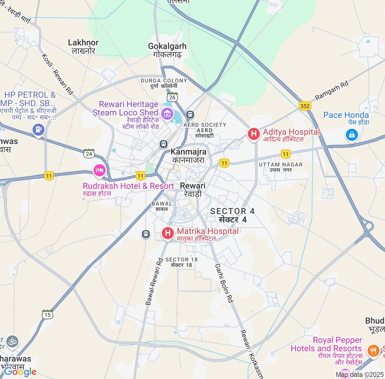 Map image for Intellectual Property Lawyers in Rewari and Haryana IP firms at coordinates  ; .