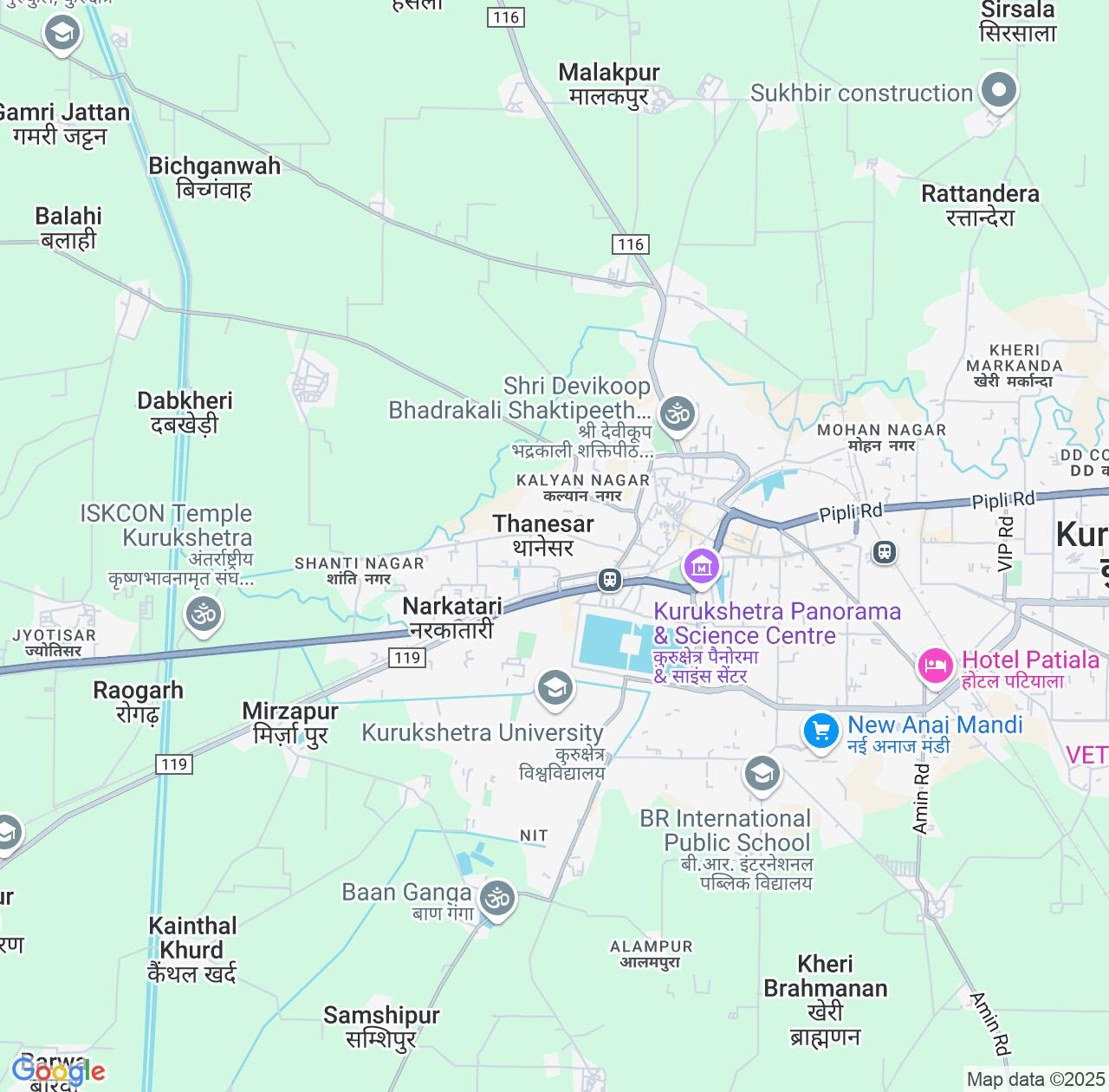Map image for Intellectual Property Lawyers in Thanesar and Haryana IP firms at coordinates  ; .