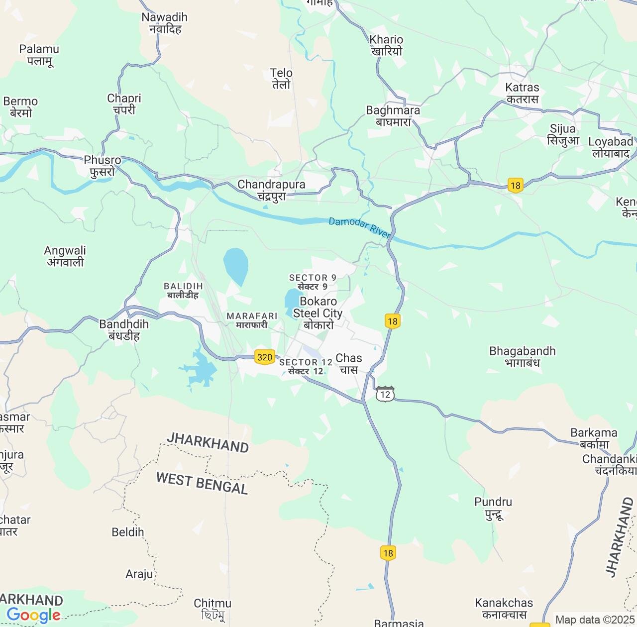 Map image for Intellectual Property Lawyers in Bokaro and Jharkhand IP firms at coordinates  ; .