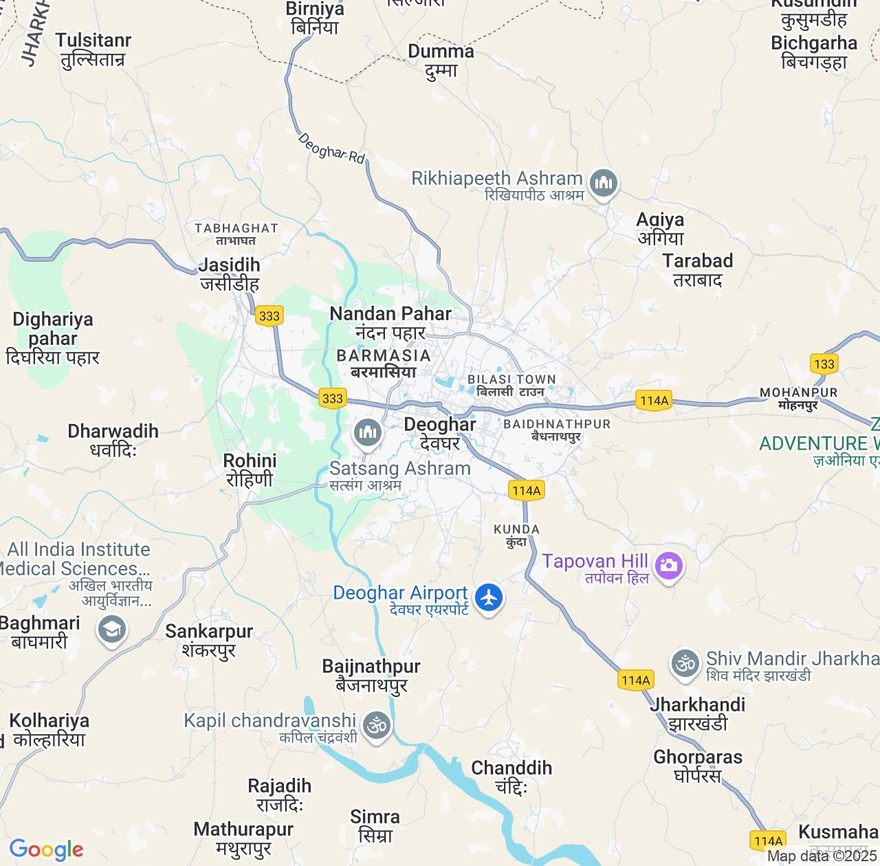 Map image for Intellectual Property Lawyers in Deoghar and Jharkhand IP firms at coordinates  ; .