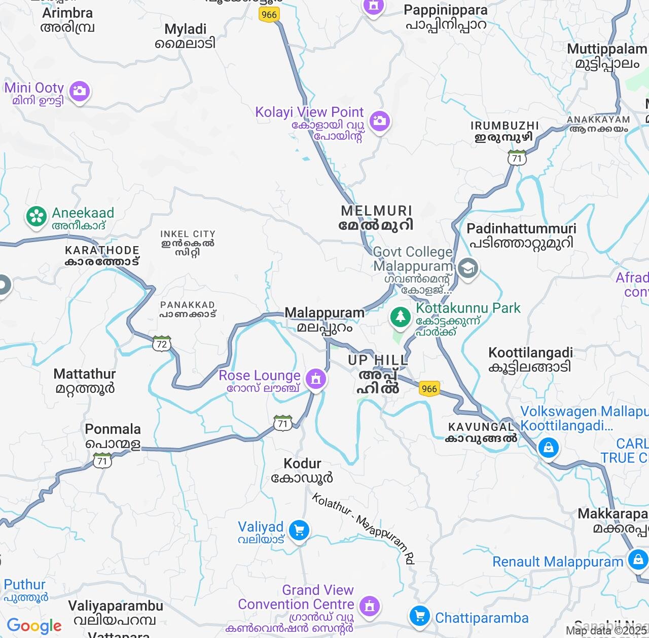 Map image for Intellectual Property Lawyers in Malappuram and Kerala IP firms at coordinates  ; .