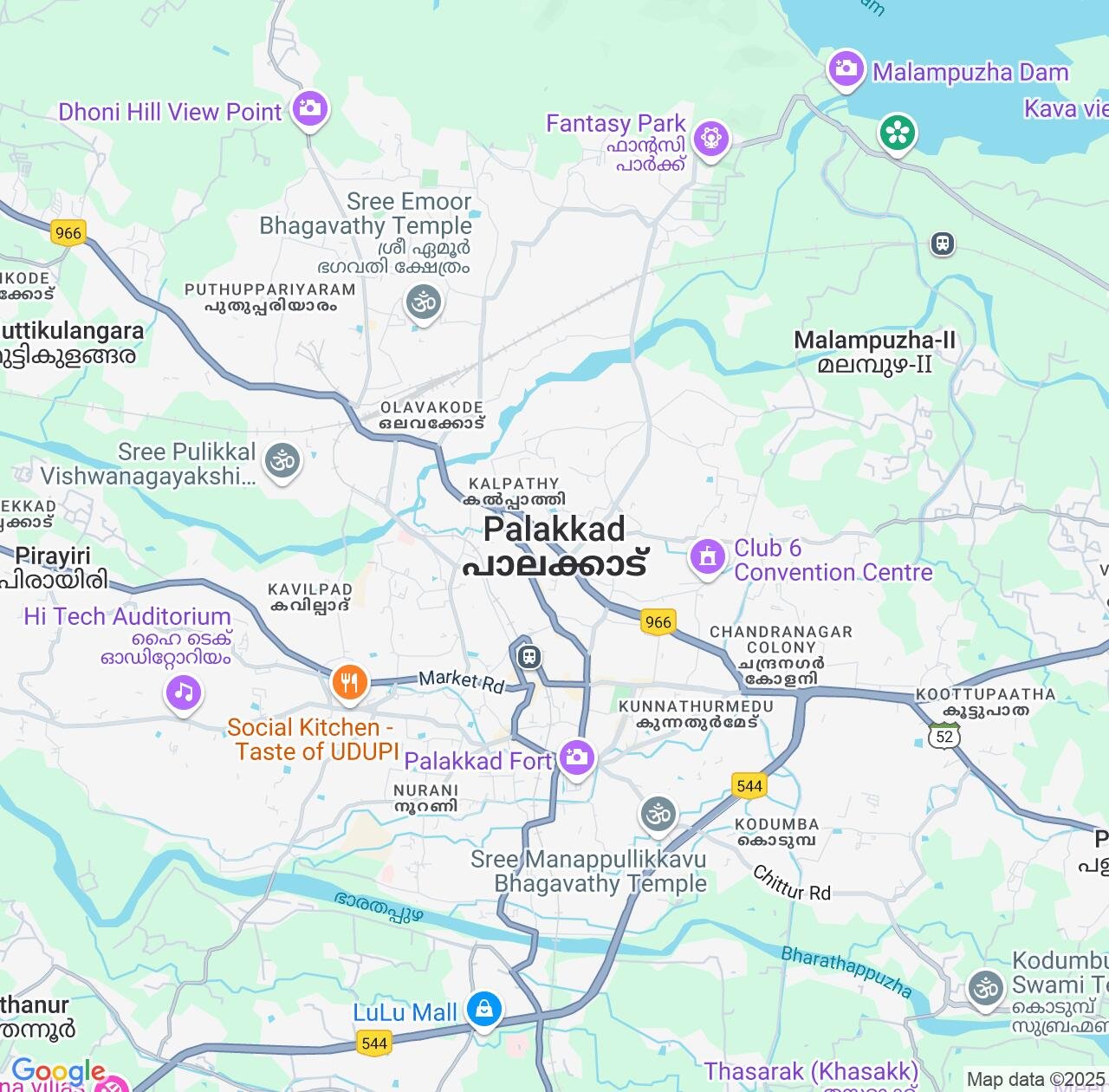 Map image for Intellectual Property Lawyers in Palakkad and Kerala IP firms at coordinates  ; .