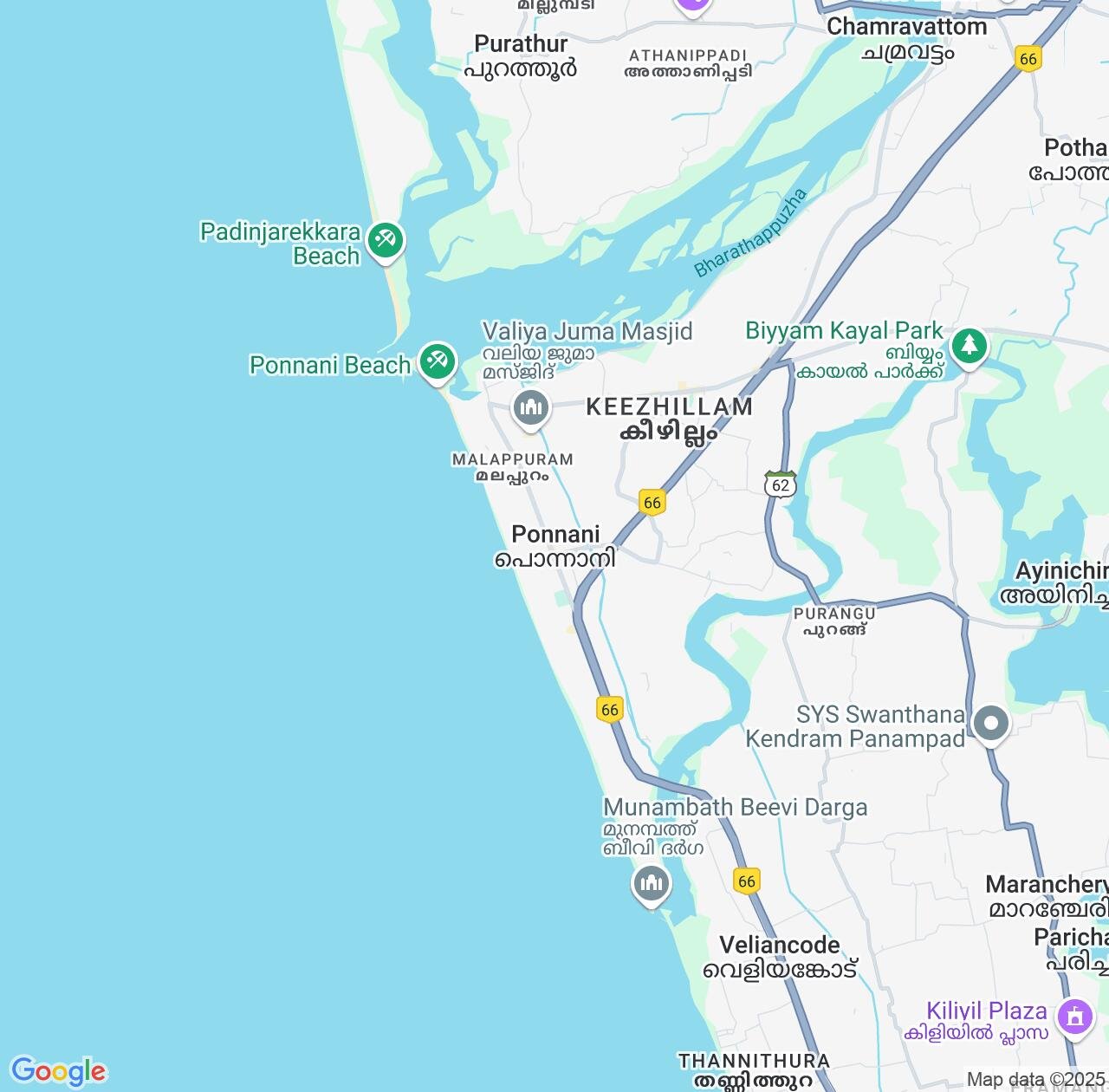 Map image for Intellectual Property Lawyers in Ponnani and Kerala IP firms at coordinates  ; .
