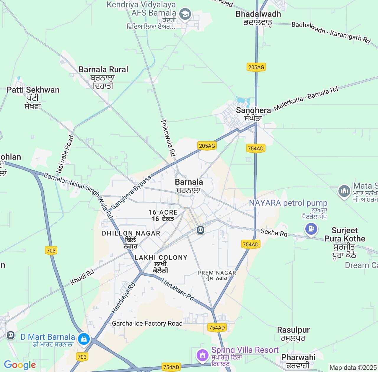Map image for Intellectual Property Lawyers in Barnala and Punjab IP firms at coordinates  ; .