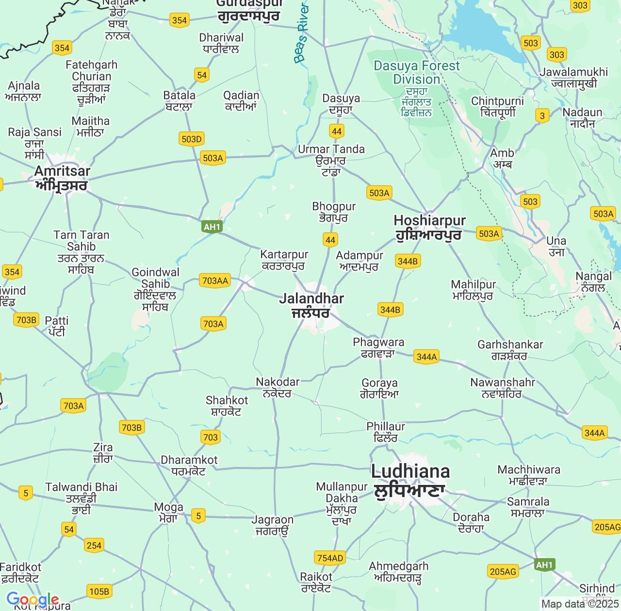 Map image for Intellectual Property Lawyers in Jalandhar and Punjab IP firms at coordinates  ; .