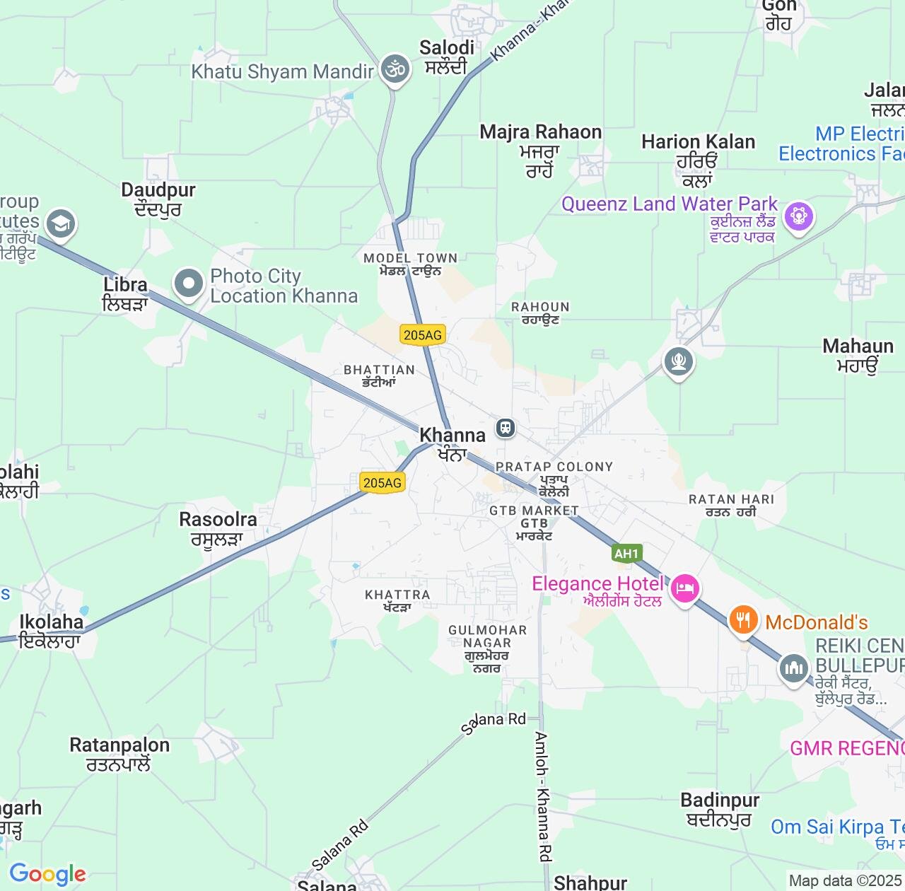 Map image for Intellectual Property Lawyers in Khanna and Punjab IP firms at coordinates  ; .