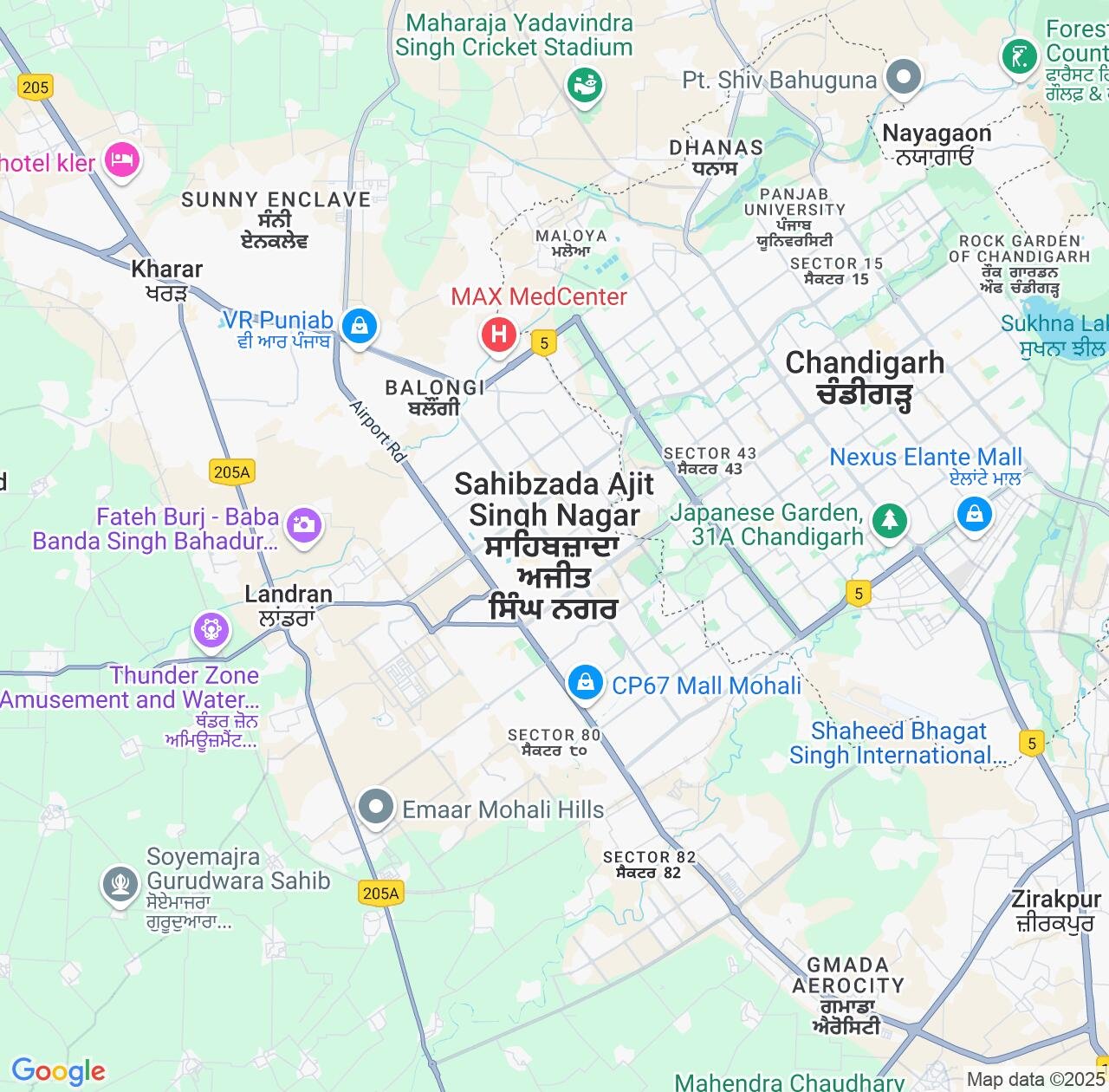 Map image for Intellectual Property Lawyers in Mohali and Punjab IP firms at coordinates  ; .