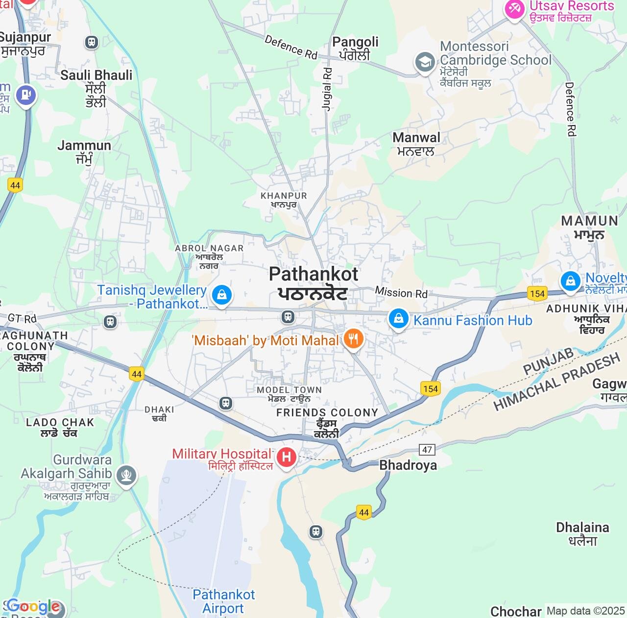 Map image for Intellectual Property Lawyers in Pathankot and Punjab IP firms at coordinates  ; .