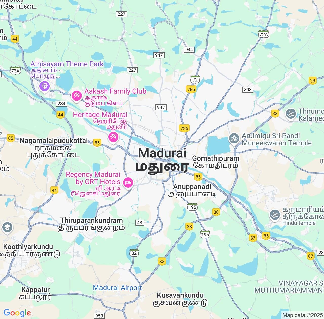 Map image for Intellectual Property Lawyers in Madurai and Tamil Nadu IP firms at coordinates  ; .
