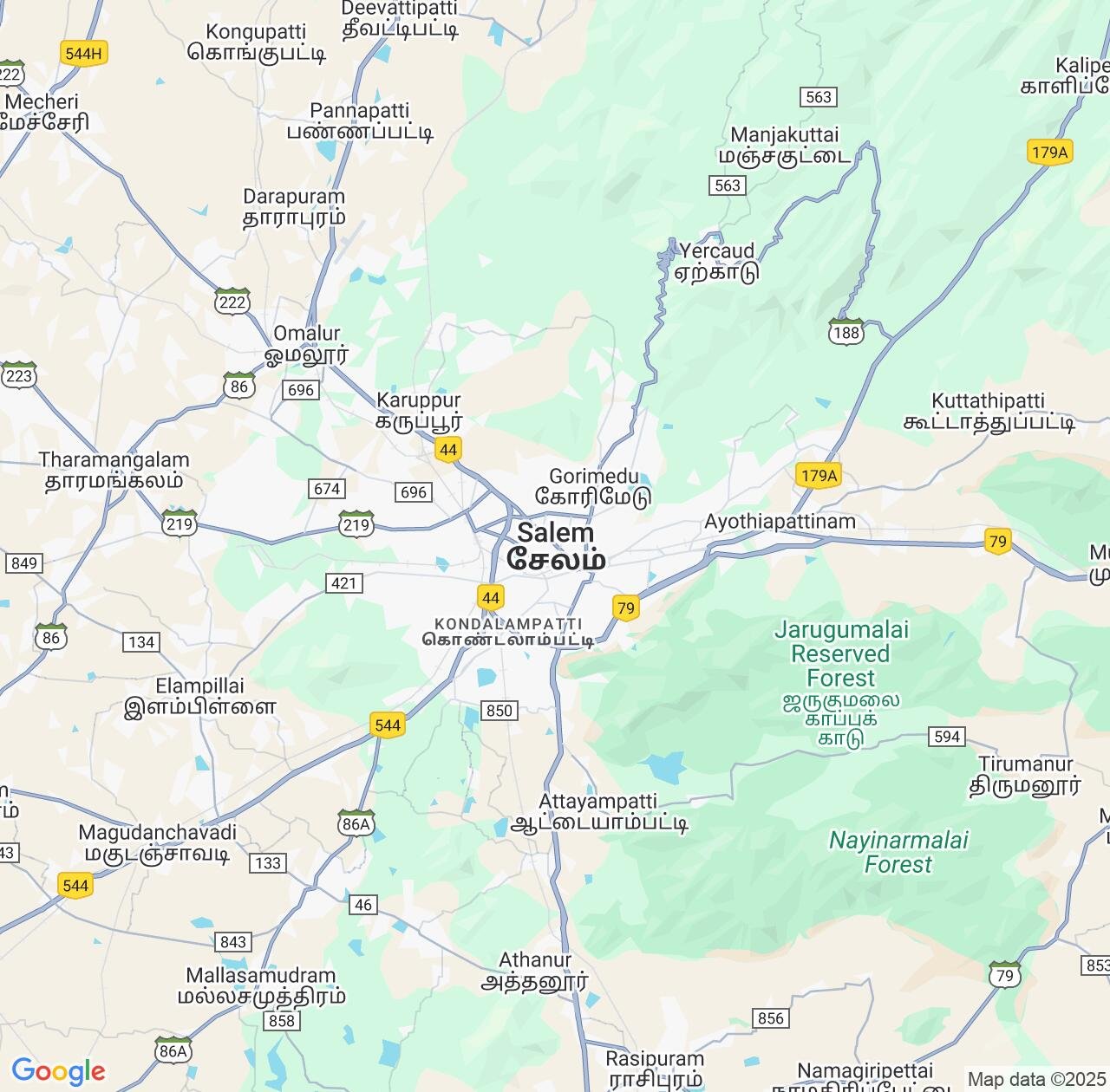 Map image for Intellectual Property Lawyers in Salem and Tamil Nadu IP firms at coordinates  ; .