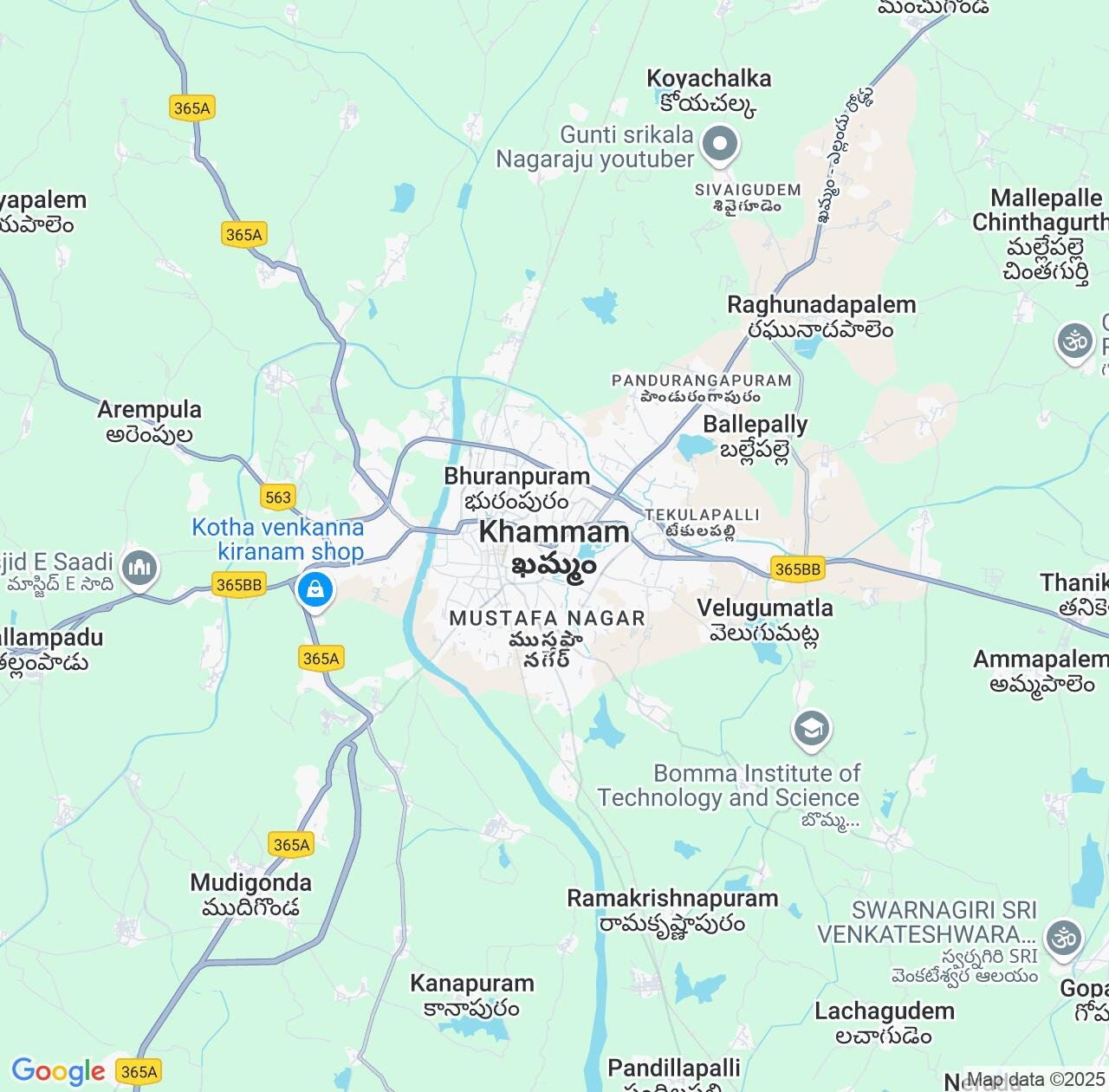 Map image for Intellectual Property Lawyers in Khammam and Telangana IP firms at coordinates  ; .