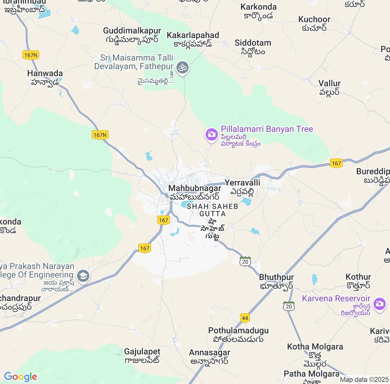Map image for Intellectual Property Lawyers in Mahbubnagar and Telangana IP firms at coordinates  ; .