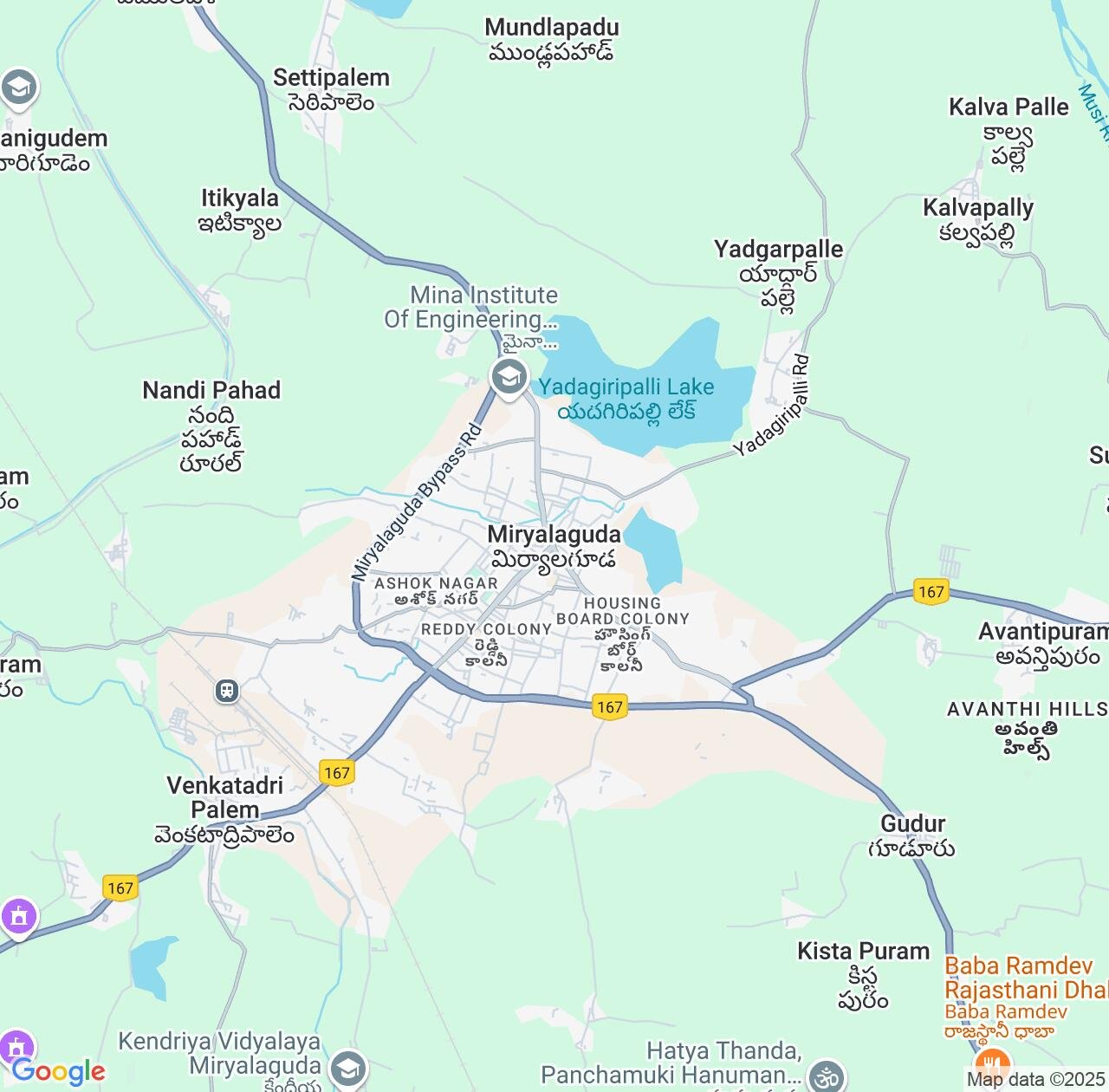 Map image for Intellectual Property Lawyers in Mirialguda and Telangana IP firms at coordinates  ; .