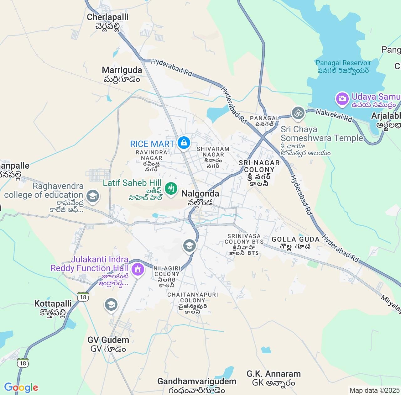 Map image for Intellectual Property Lawyers in Nalgonda and Telangana IP firms at coordinates  ; .