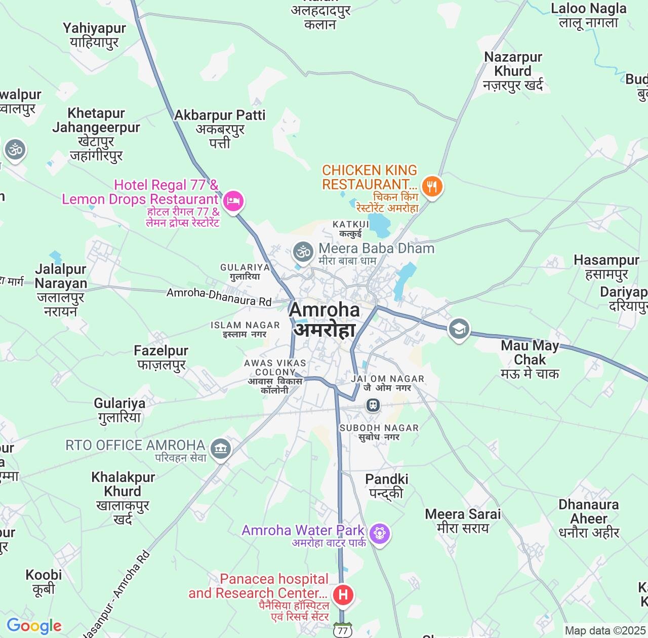 Map image for Intellectual Property Lawyers in Amroha and Uttar Pradesh IP firms at coordinates  ; .