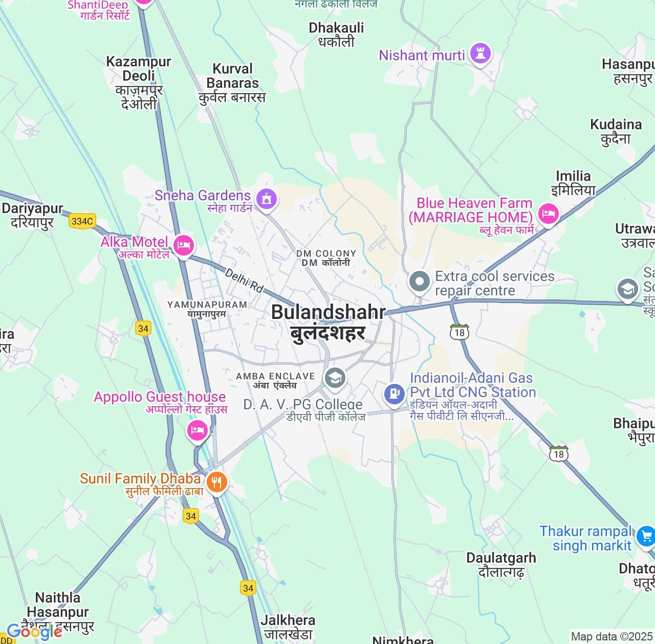 Map image for Intellectual Property Lawyers in Bulandshahr and Uttar Pradesh IP firms at coordinates  ; .
