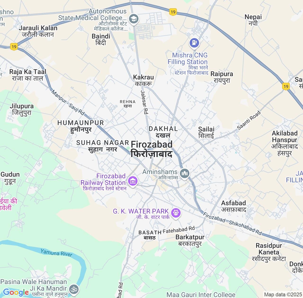 Map image for Intellectual Property Lawyers in Firozabad and Uttar Pradesh IP firms at coordinates  ; .