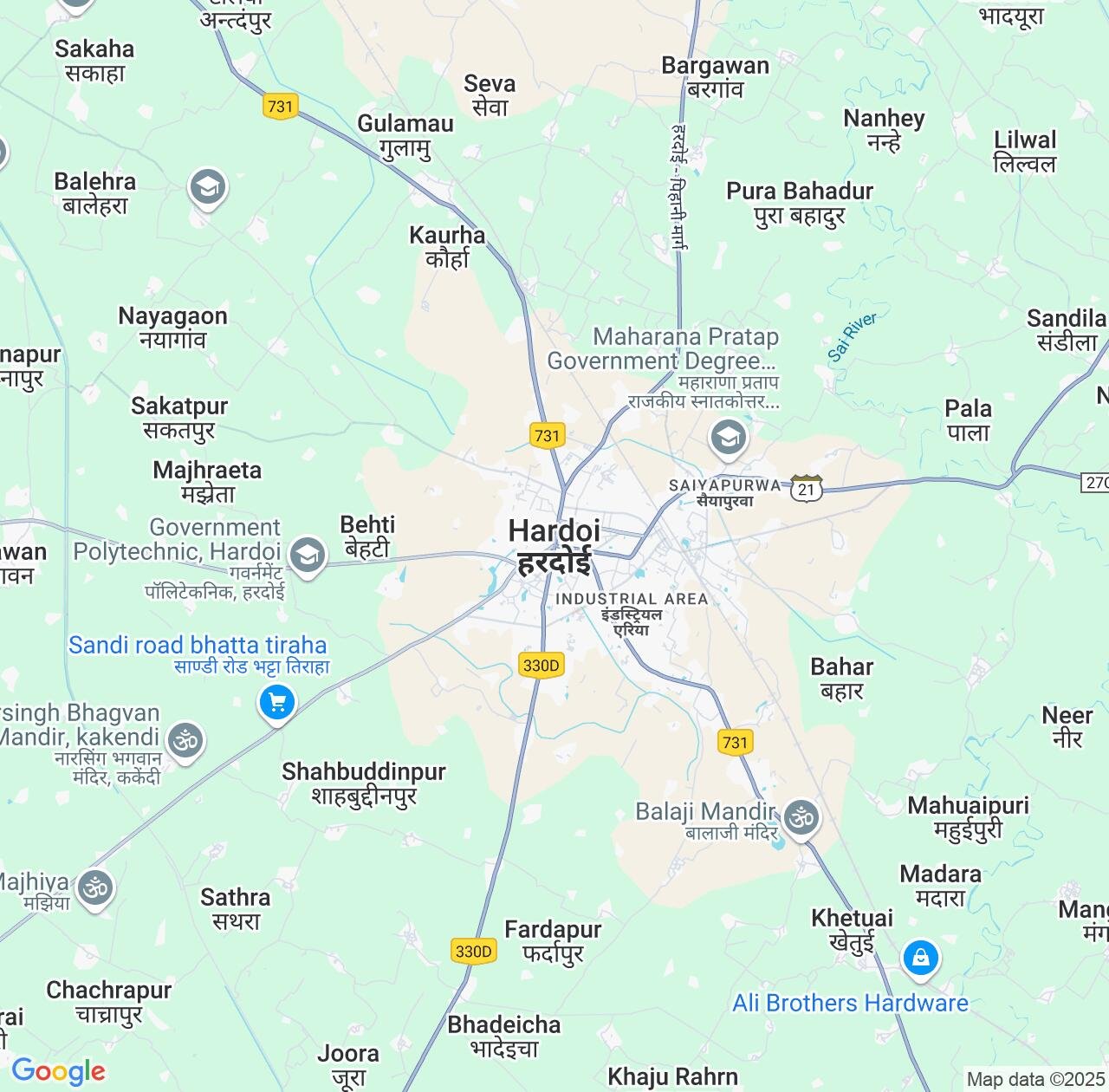 Map image for Intellectual Property Lawyers in Hardoi and Uttar Pradesh IP firms at coordinates  ; .