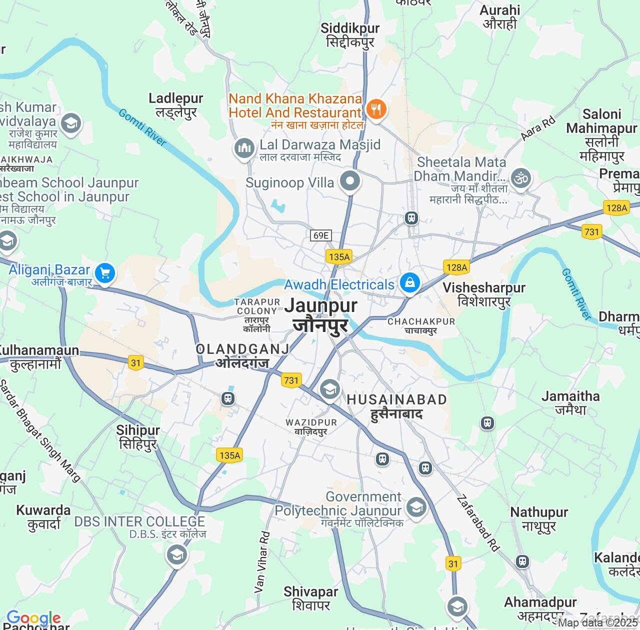Map image for Intellectual Property Lawyers in Jaunpur and Uttar Pradesh IP firms at coordinates  ; .