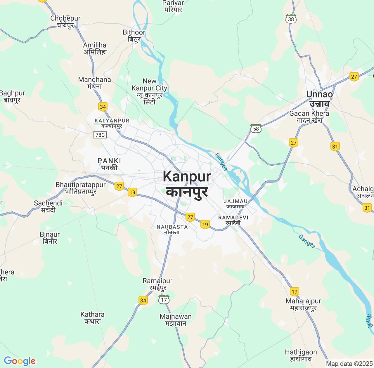 Map image for Intellectual Property Lawyers in Kanpur and Uttar Pradesh IP firms at coordinates  ; .