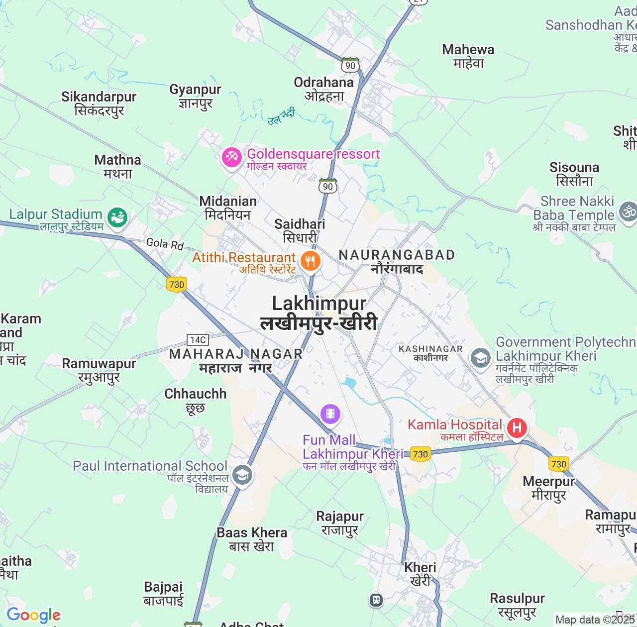Map image for Intellectual Property Lawyers in Lakhimpur and Uttar Pradesh IP firms at coordinates  ; .