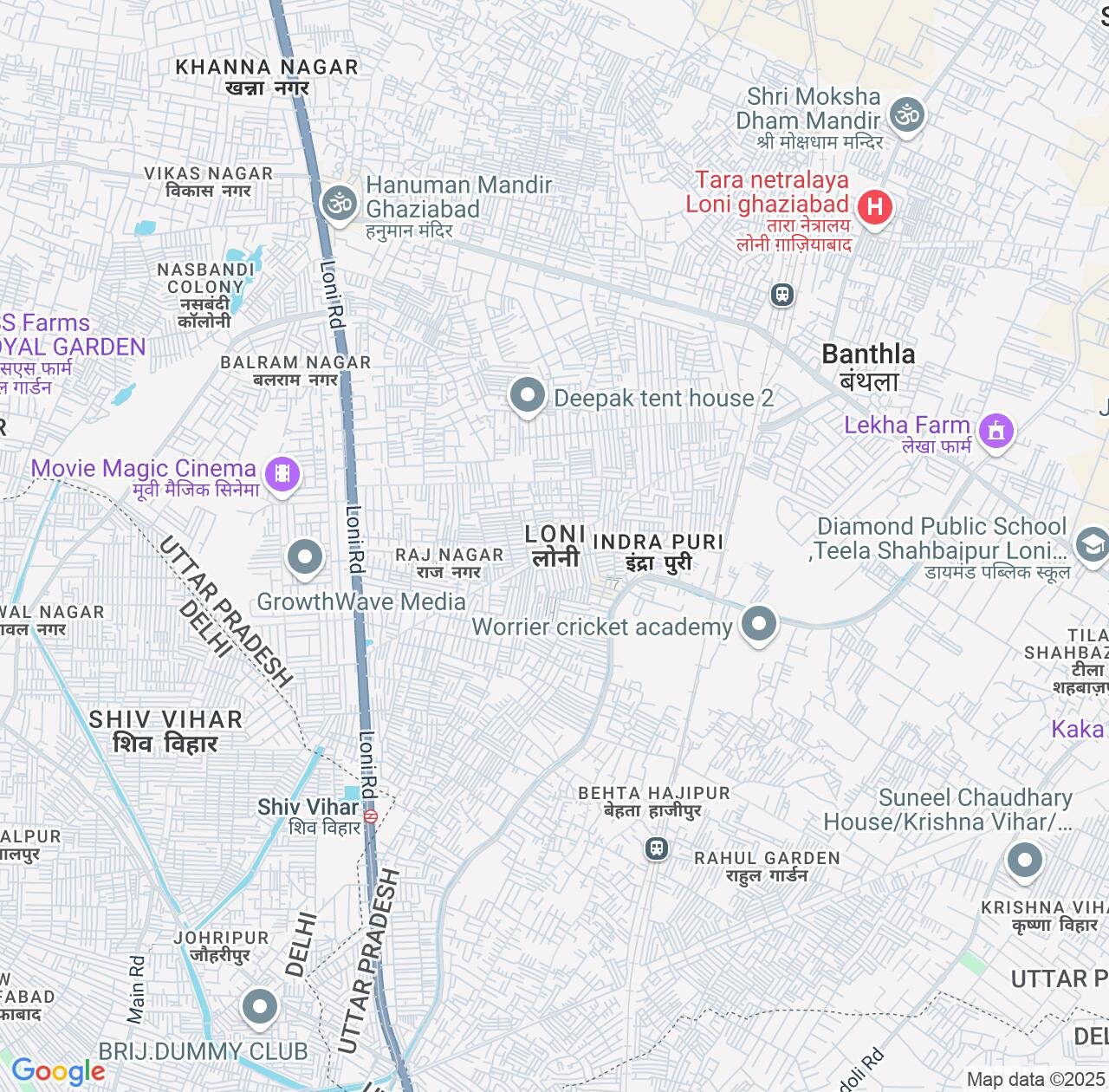 Map image for Intellectual Property Lawyers in Loni and Uttar Pradesh IP firms at coordinates  ; .