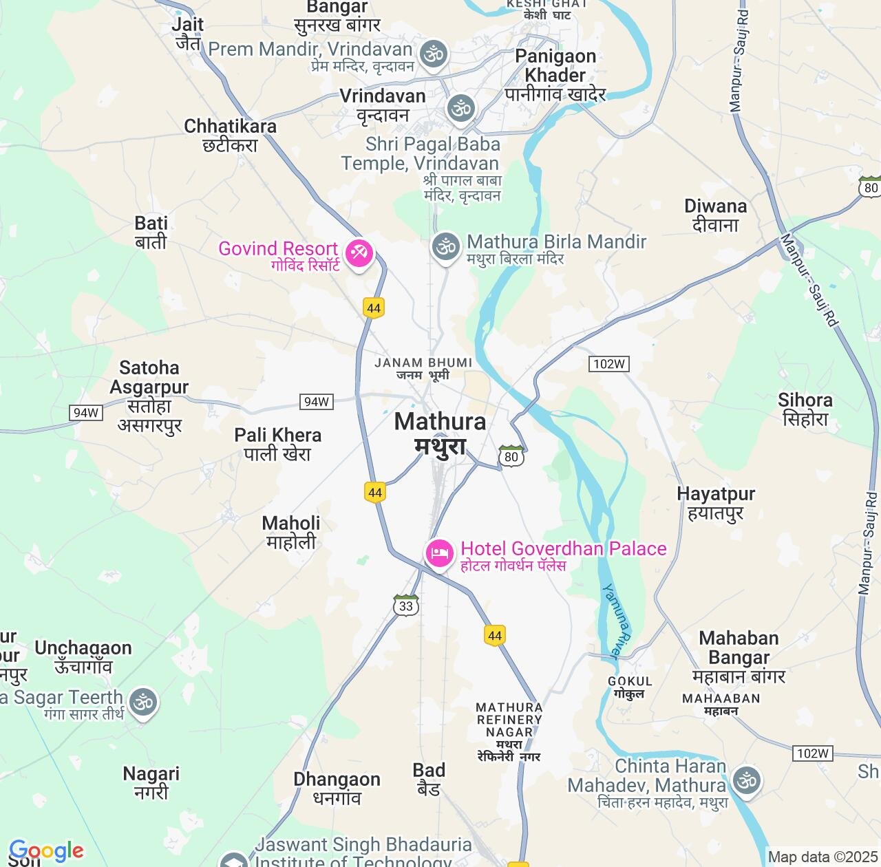 Map image for Intellectual Property Lawyers in Mathura and Uttar Pradesh IP firms at coordinates  ; .