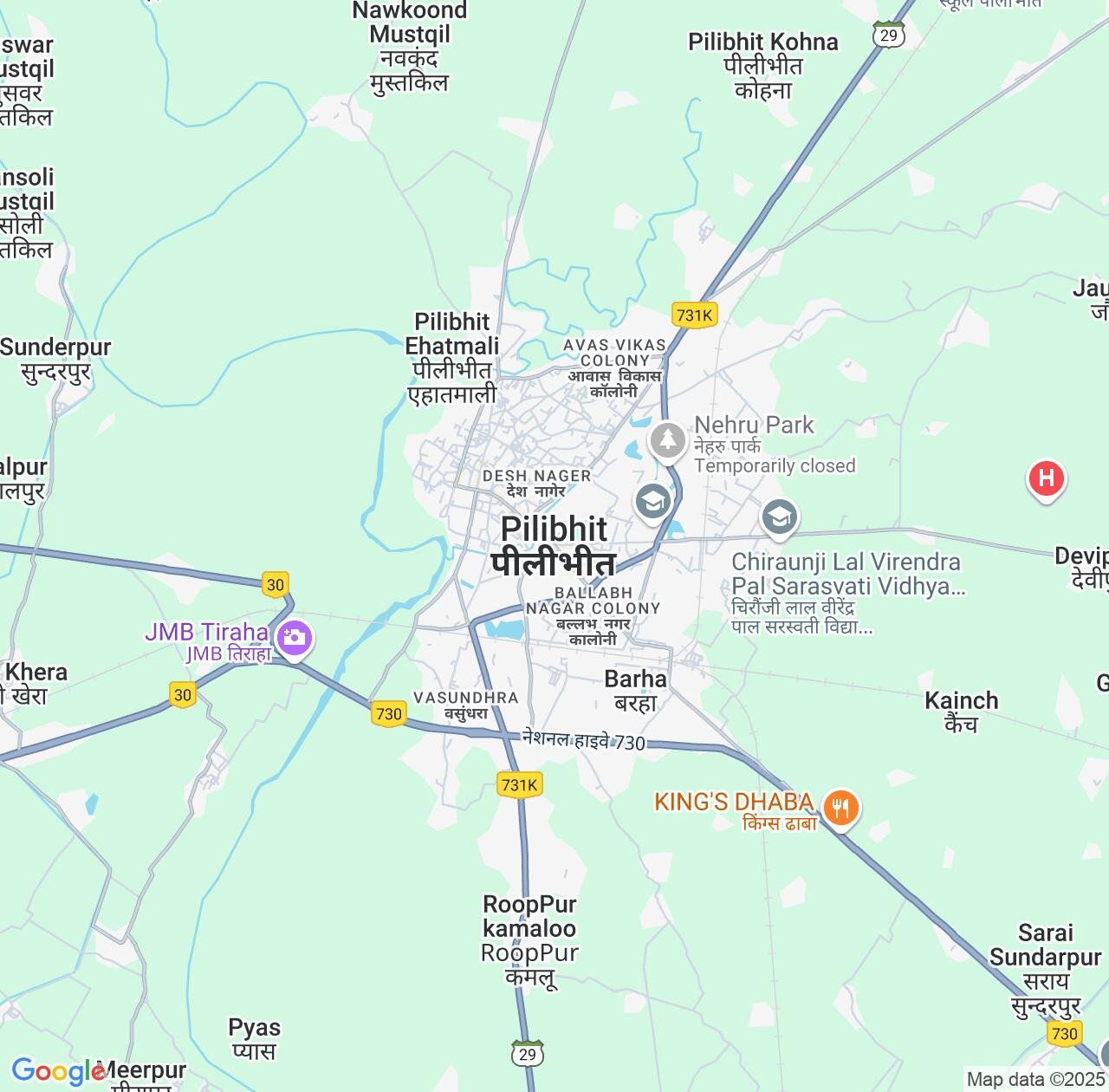 Map image for Intellectual Property Lawyers in Pilibhit and Uttar Pradesh IP firms at coordinates  ; .