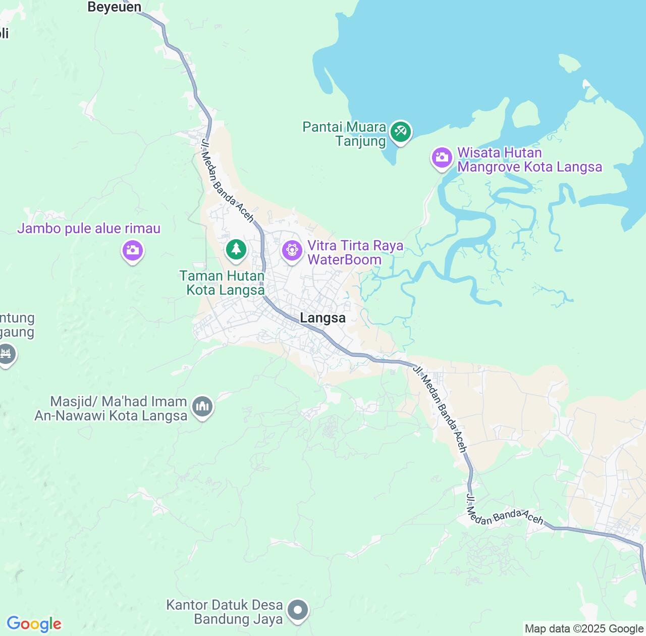 Map image for Intellectual Property Lawyers in Langsa and Aceh IP firms at coordinates  ; .