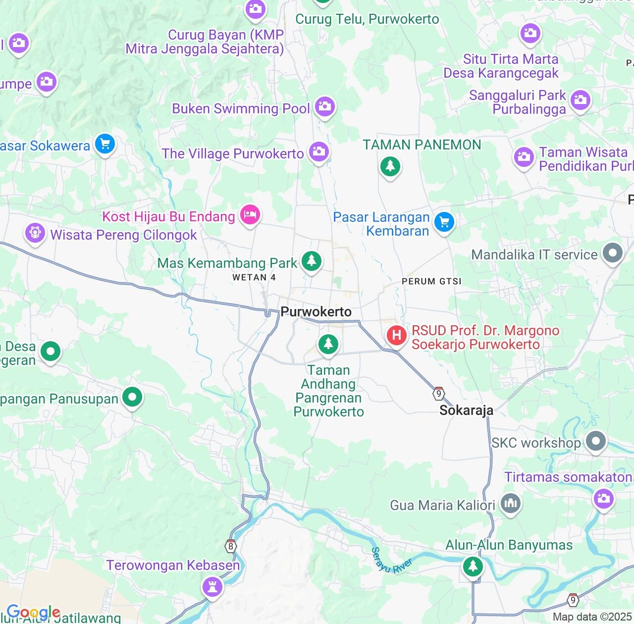 Map image for Intellectual Property Lawyers in Purwokerto and Central Java IP firms at coordinates  ; .