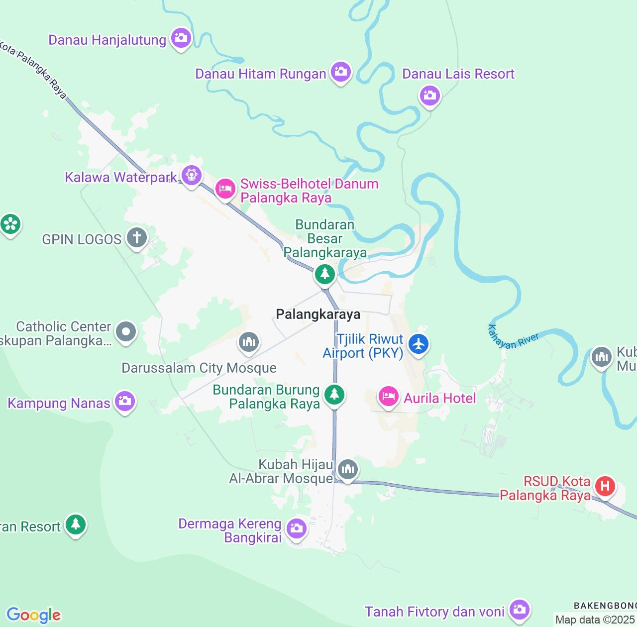 Map image for Intellectual Property Lawyers in Palangkaraya and Central Kalimantan IP firms at coordinates  ; .
