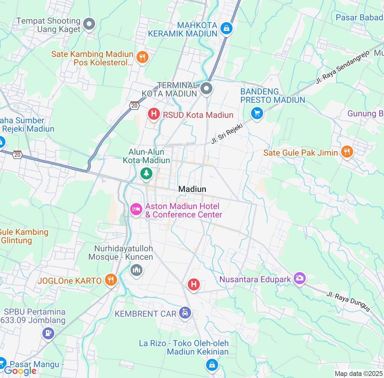 Map image for Intellectual Property Lawyers in Madiun and East Java IP firms at coordinates  ; .