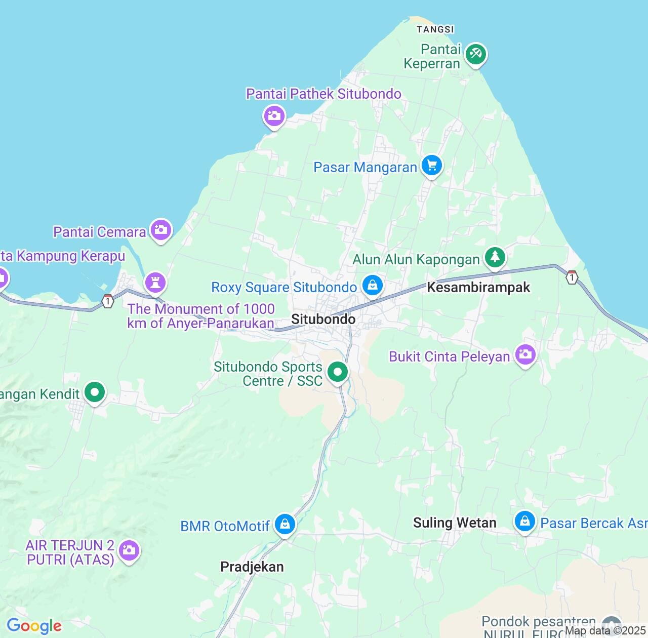 Map image for Intellectual Property Lawyers in Situbondo and East Java IP firms at coordinates  ; .