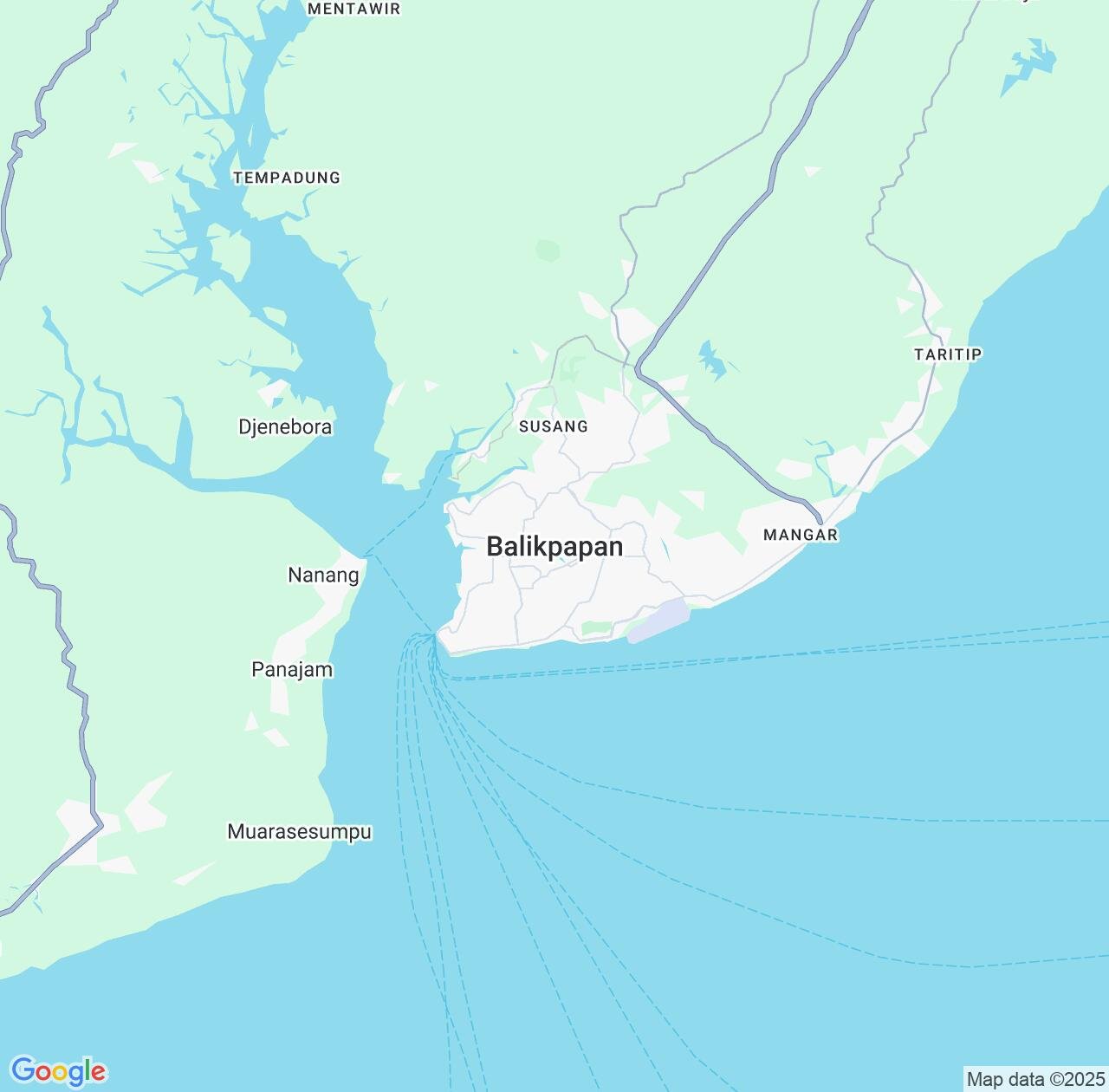 Map image for Intellectual Property Lawyers in Balikpapan and East Kalimantan IP firms at coordinates  ; .