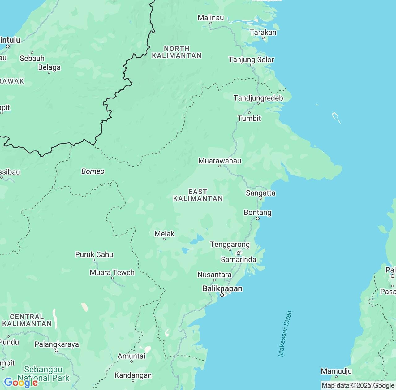 Map image for Intellectual Property Lawyers in East Kalimantan and Indonesia IP firms at coordinates  ; .
