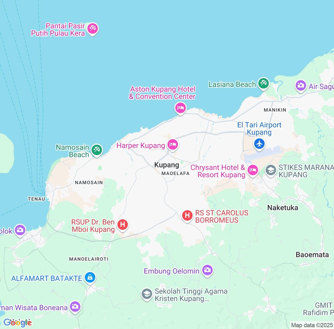 Map image for Intellectual Property Lawyers in Kupang and East Nusa Tenggara IP firms at coordinates  ; .