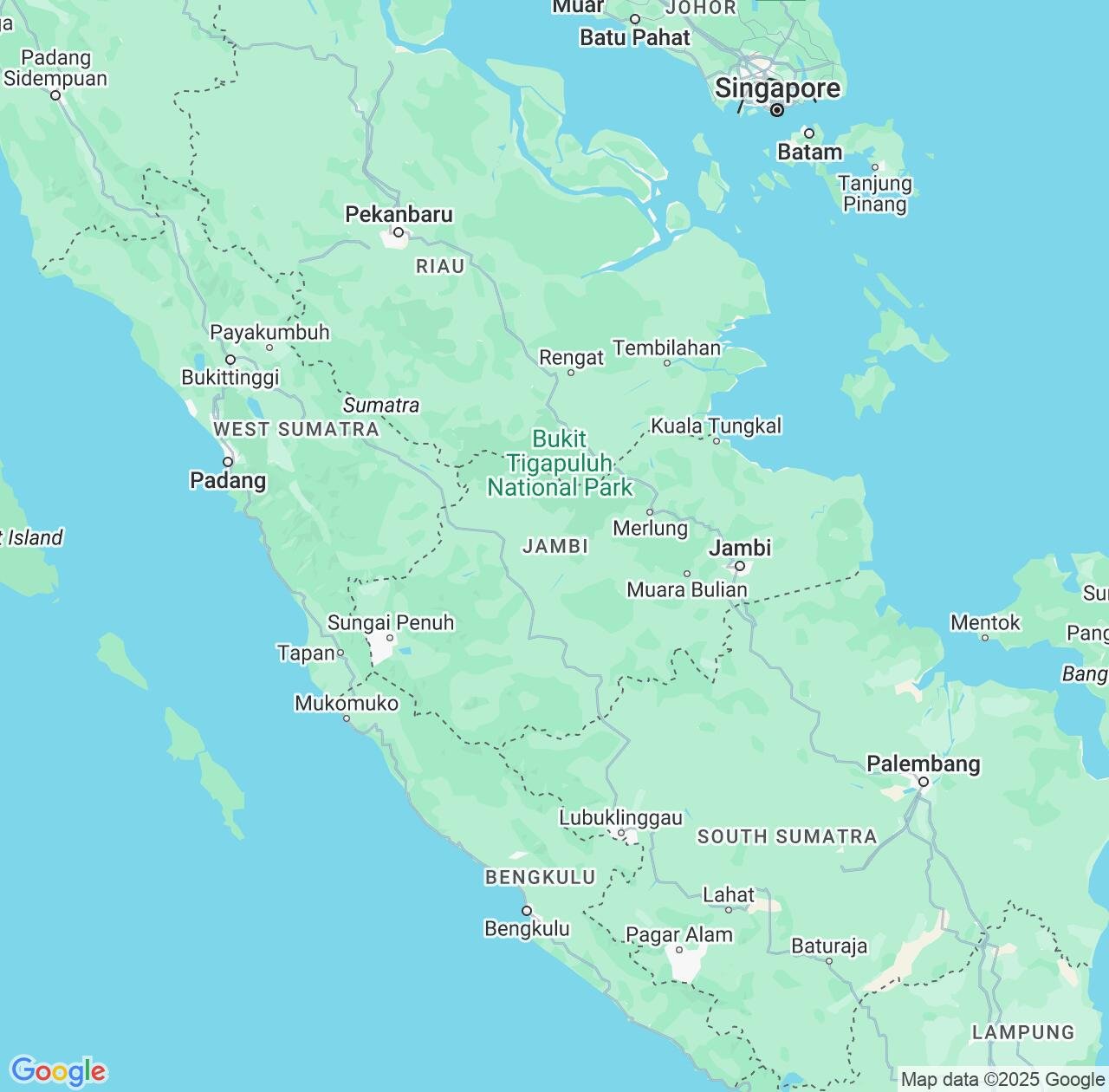 Map image for Intellectual Property Lawyers in Jambi and Indonesia IP firms at coordinates  ; .