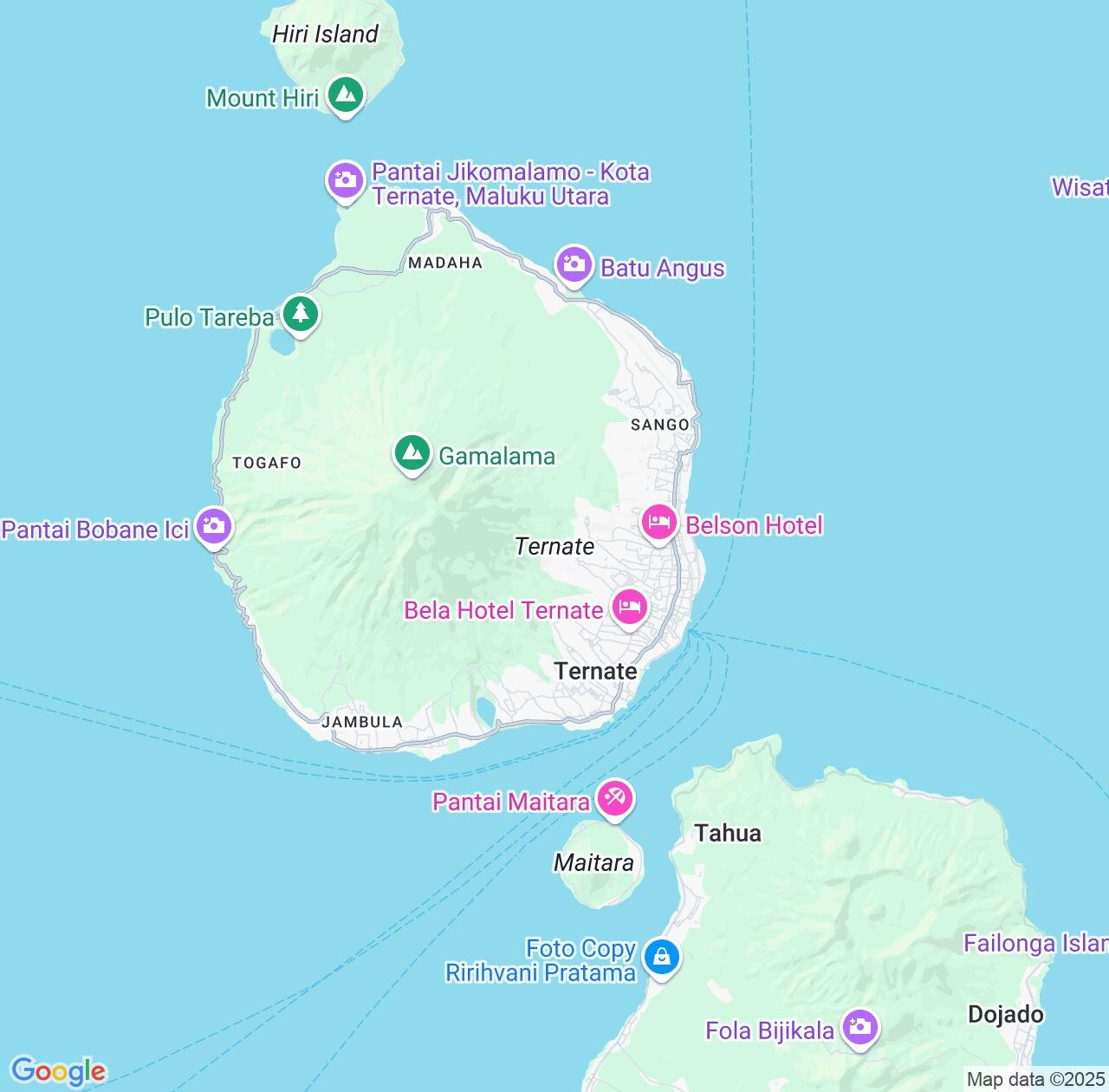 Map image for Intellectual Property Lawyers in Ternate and North Maluku IP firms at coordinates  ; .