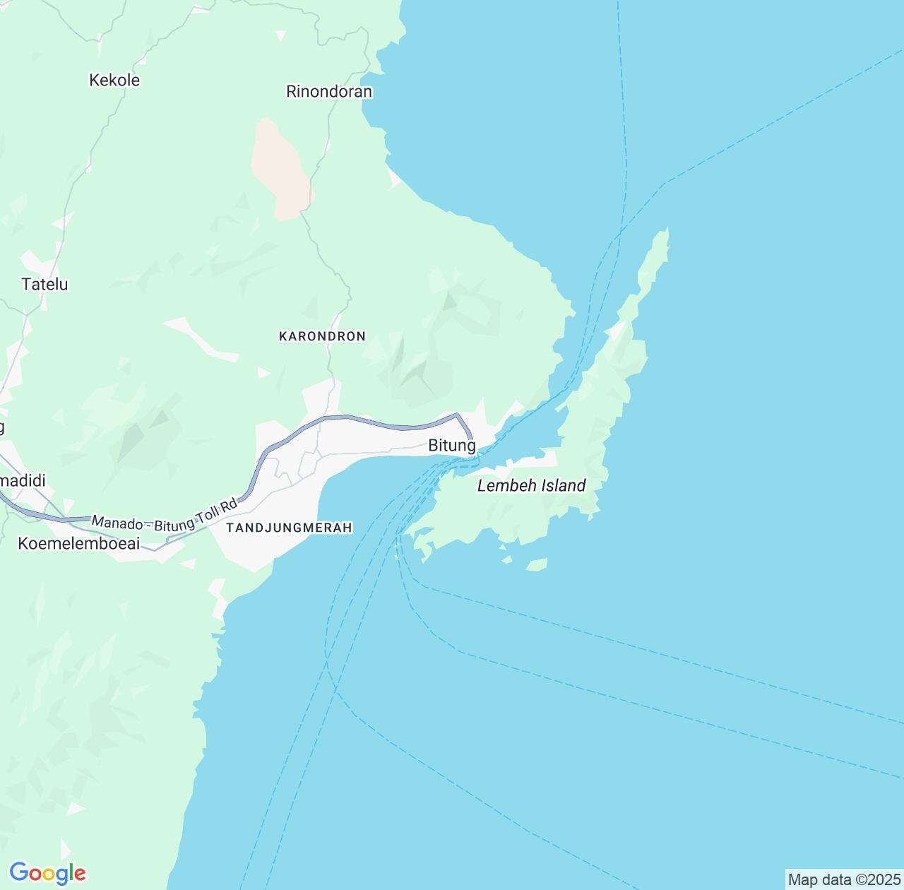 Map image for Intellectual Property Lawyers in Bitung and North Sulawesi IP firms at coordinates  ; .