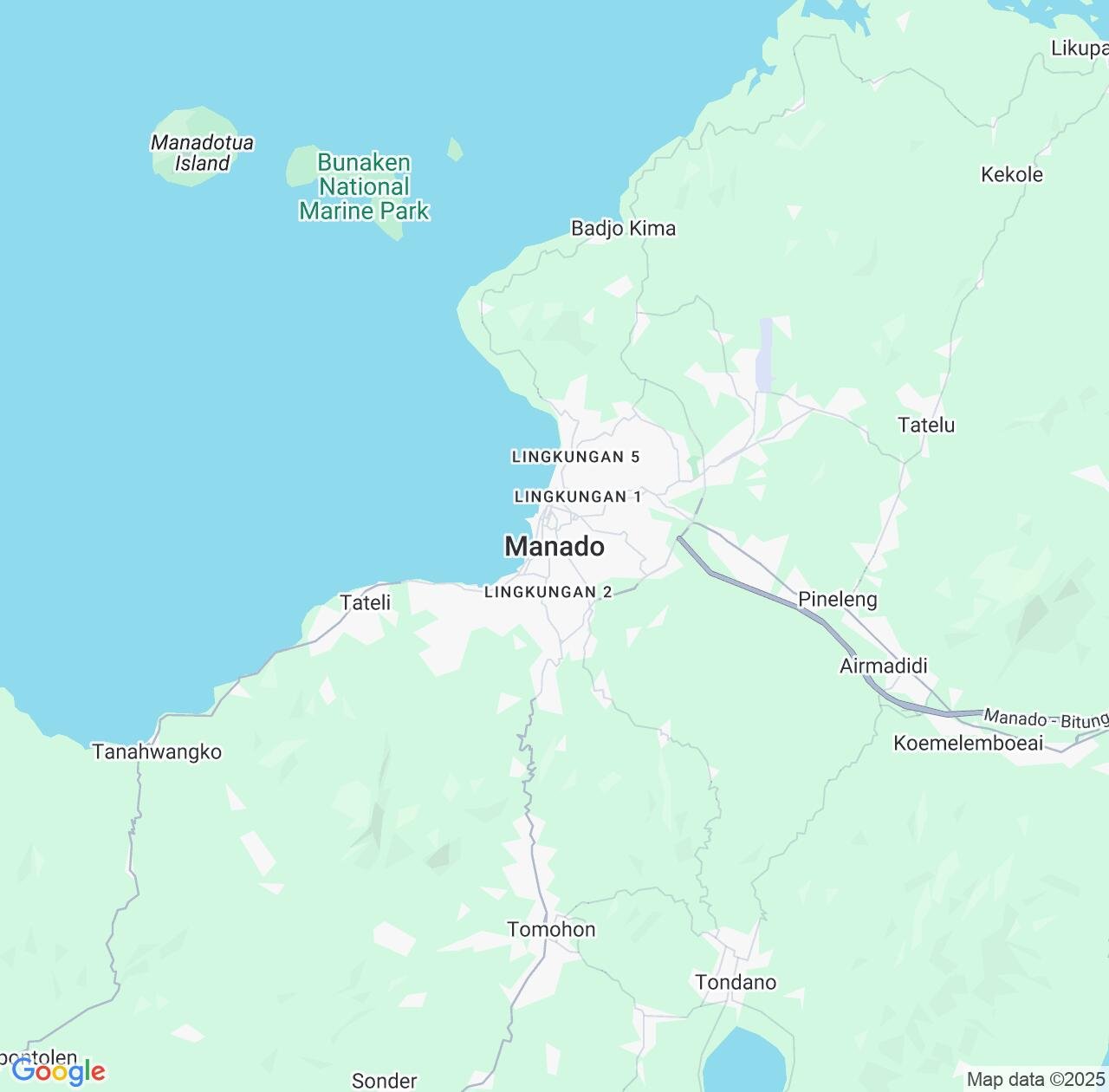 Map image for Intellectual Property Lawyers in Manado and North Sulawesi IP firms at coordinates  ; .