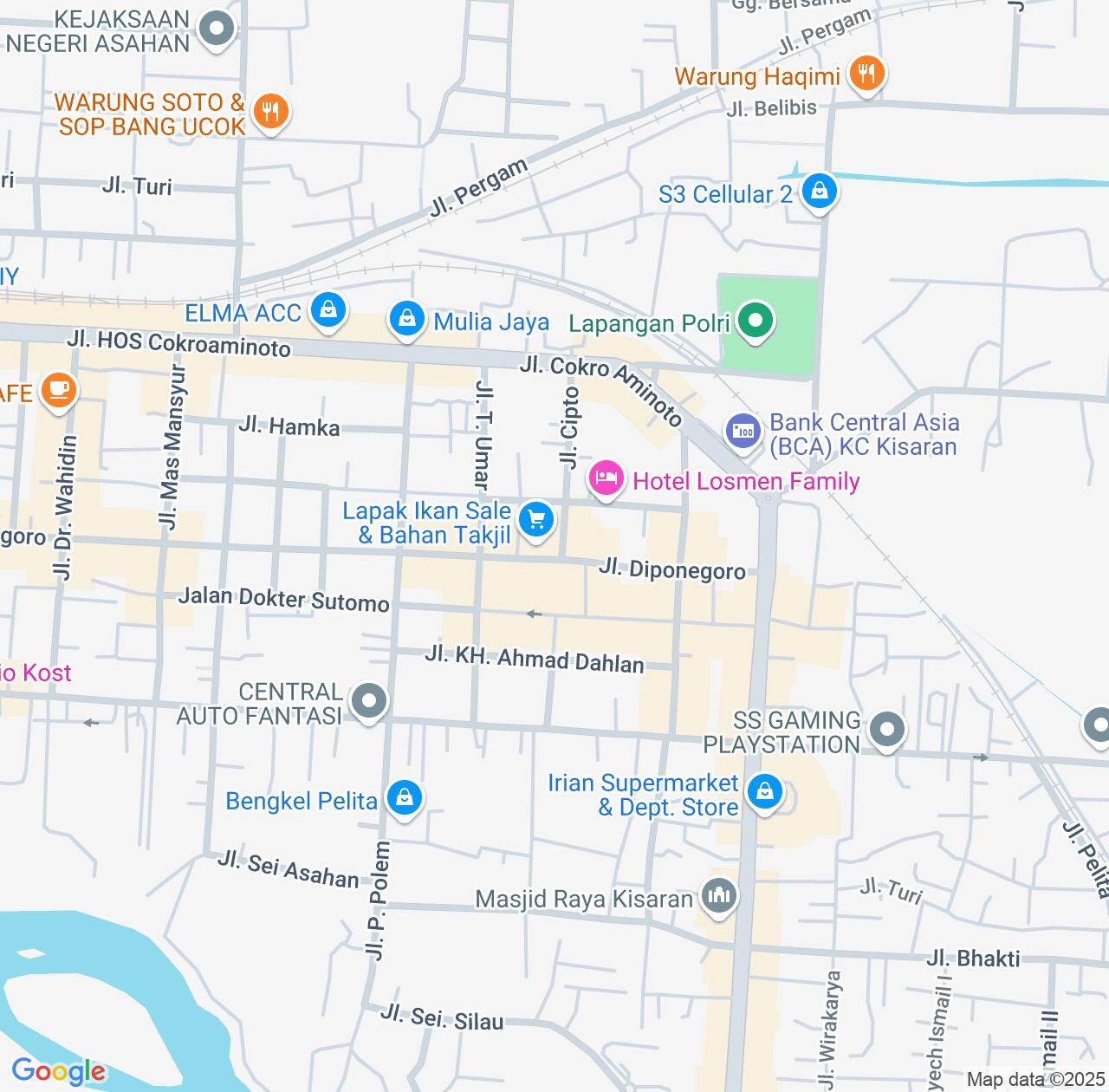 Map image for Intellectual Property Lawyers in Kisaran and North Sumatra IP firms at coordinates  ; .