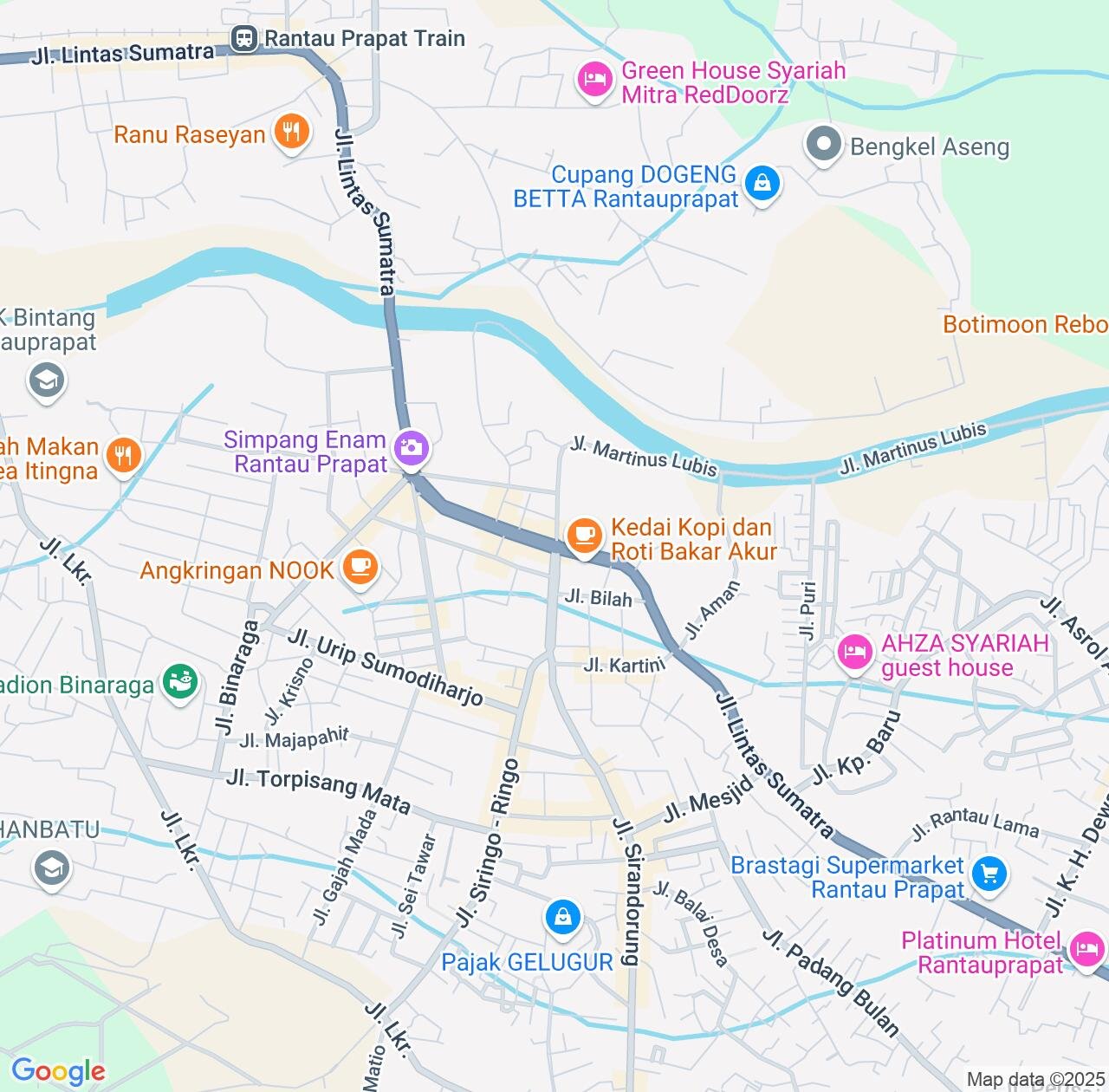 Map image for Intellectual Property Lawyers in Rantauprapat and North Sumatra IP firms at coordinates  ; .