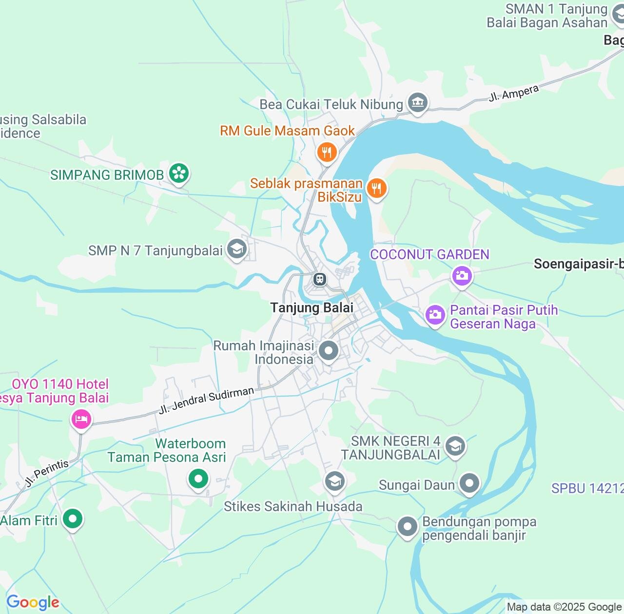 Map image for Intellectual Property Lawyers in Tanjungbalai and North Sumatra IP firms at coordinates  ; .