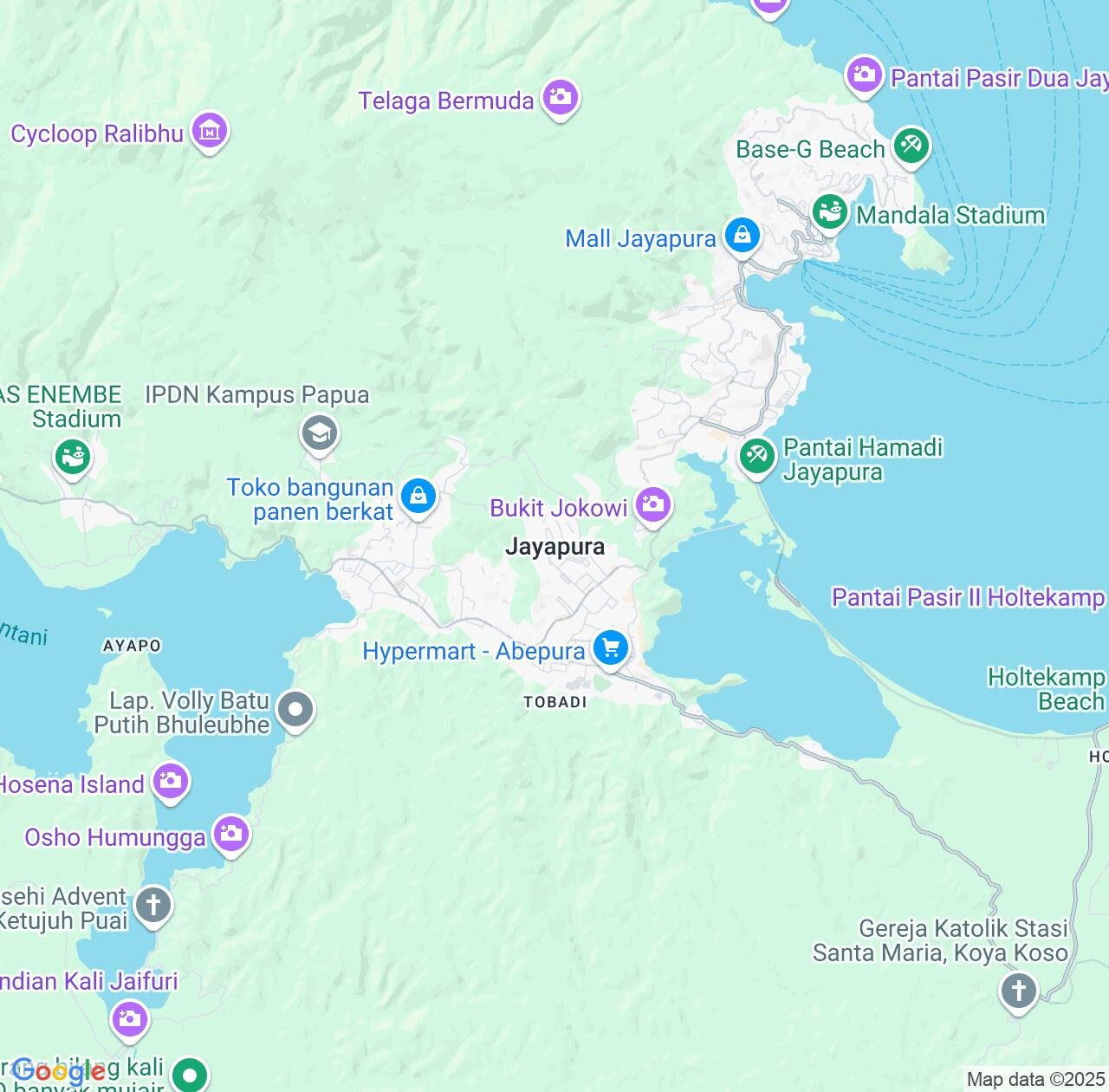 Map image for Intellectual Property Lawyers in Jayapura and Papua IP firms at coordinates  ; .