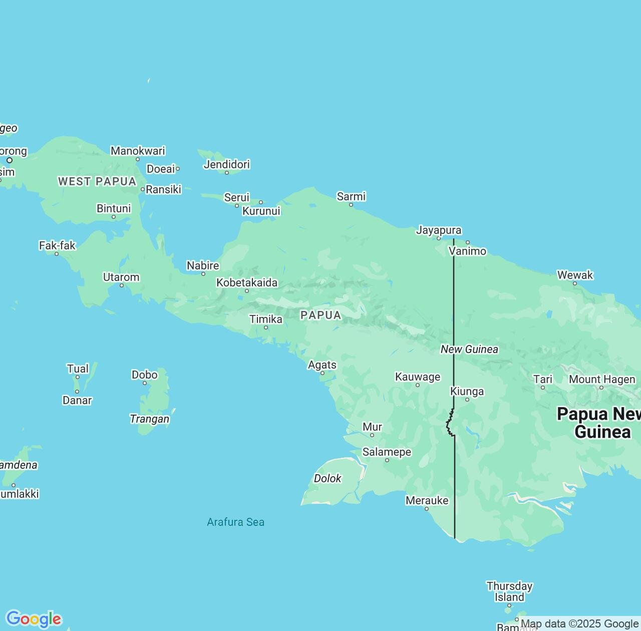 Map image for Intellectual Property Lawyers in Papua and Indonesia IP firms at coordinates  ; .