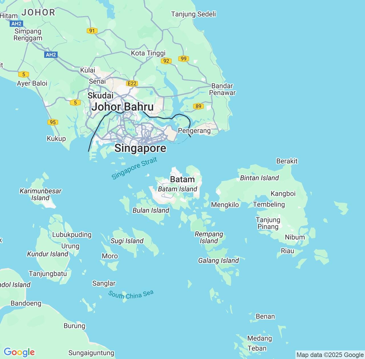 Map image for Intellectual Property Lawyers in Batam and Riau IP firms at coordinates  ; .
